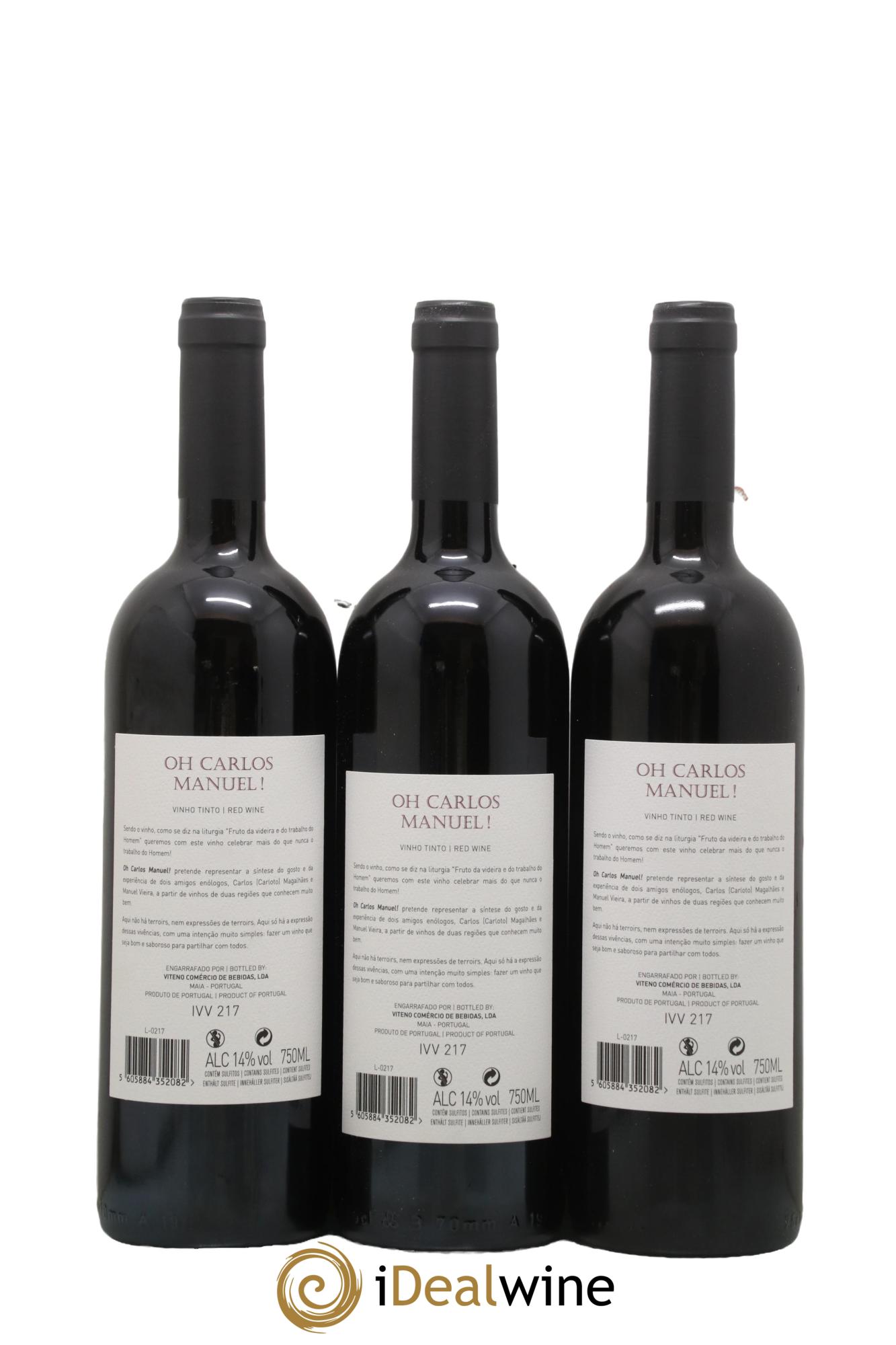 Portugal Oh Carlos Manuel Viteno Comercio De Bebidas 2017 - Lot of 3 bottles - 1