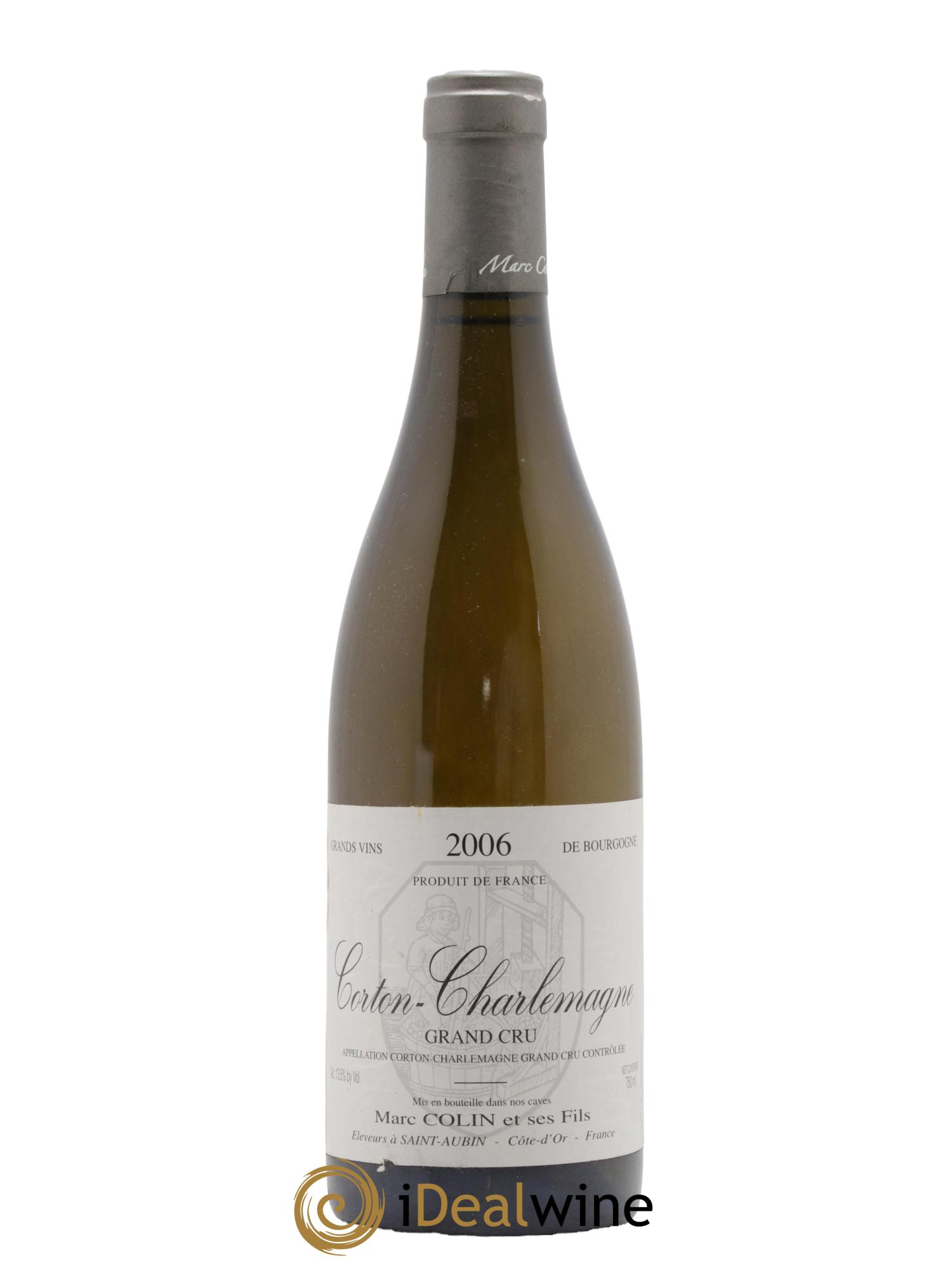 Corton-Charlemagne Grand Cru Marc Colin 2006 - Lot de 1 bouteille - 0