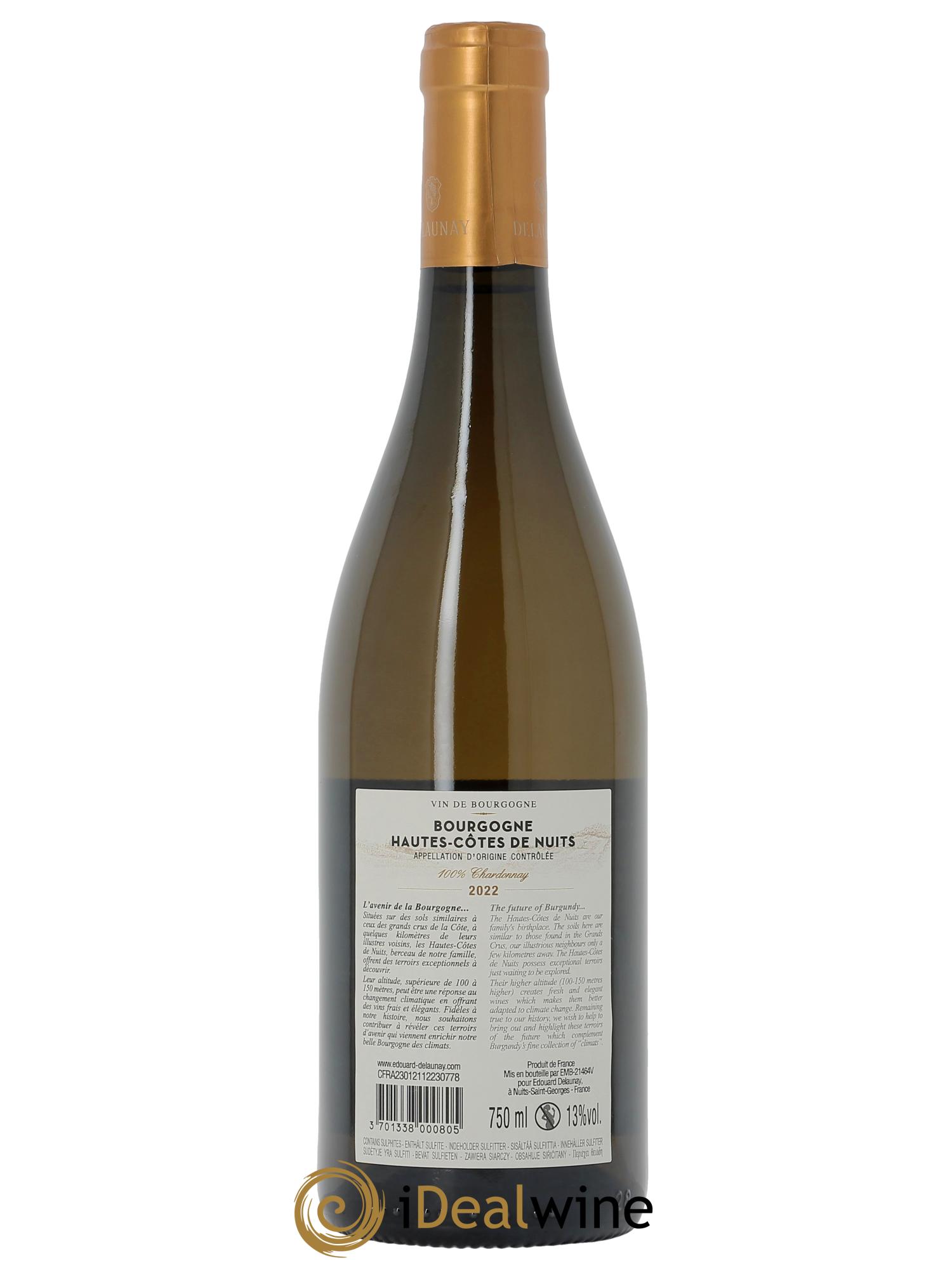 Hautes-Côtes de Nuits Charmont Edouard Delaunay 2022 - Lotto di 1 bottiglia - 1