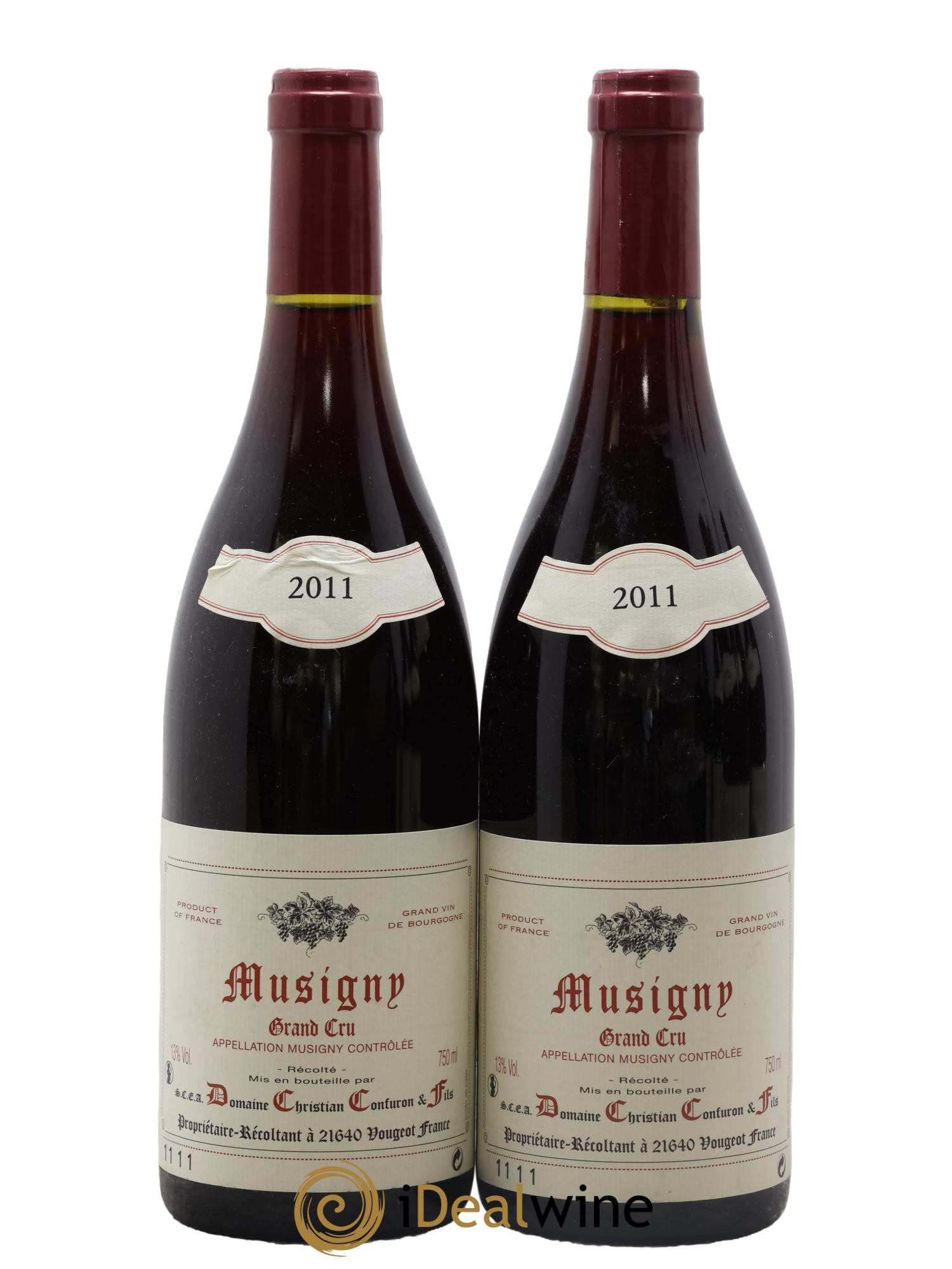 Musigny Grand Cru Christian Confuron 2011 - Lot of 2 bottles - 0