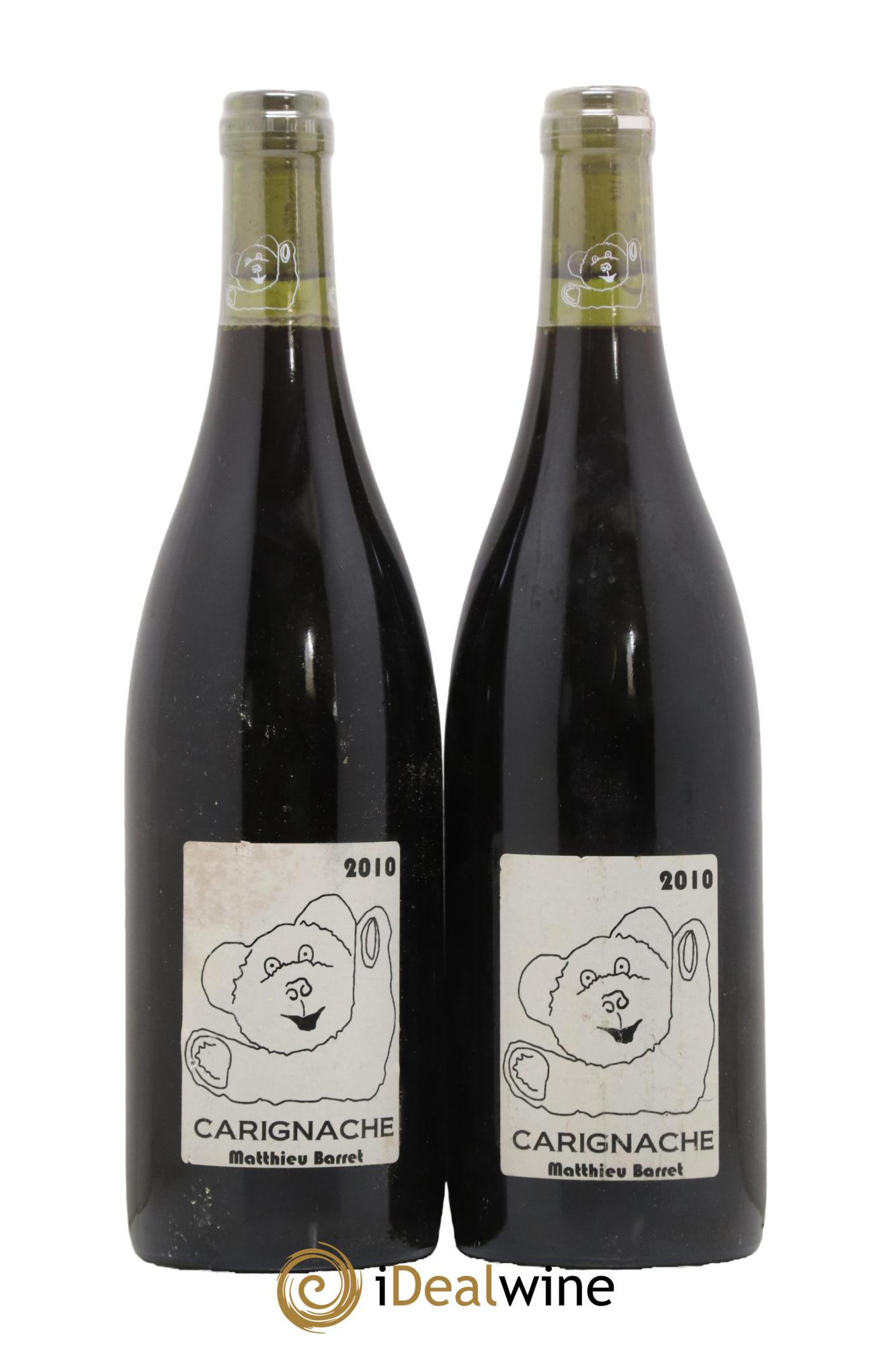 Côtes-du-Rhône Carignache Matthieu Barret 2010 - Lot de 2 bouteilles - 0
