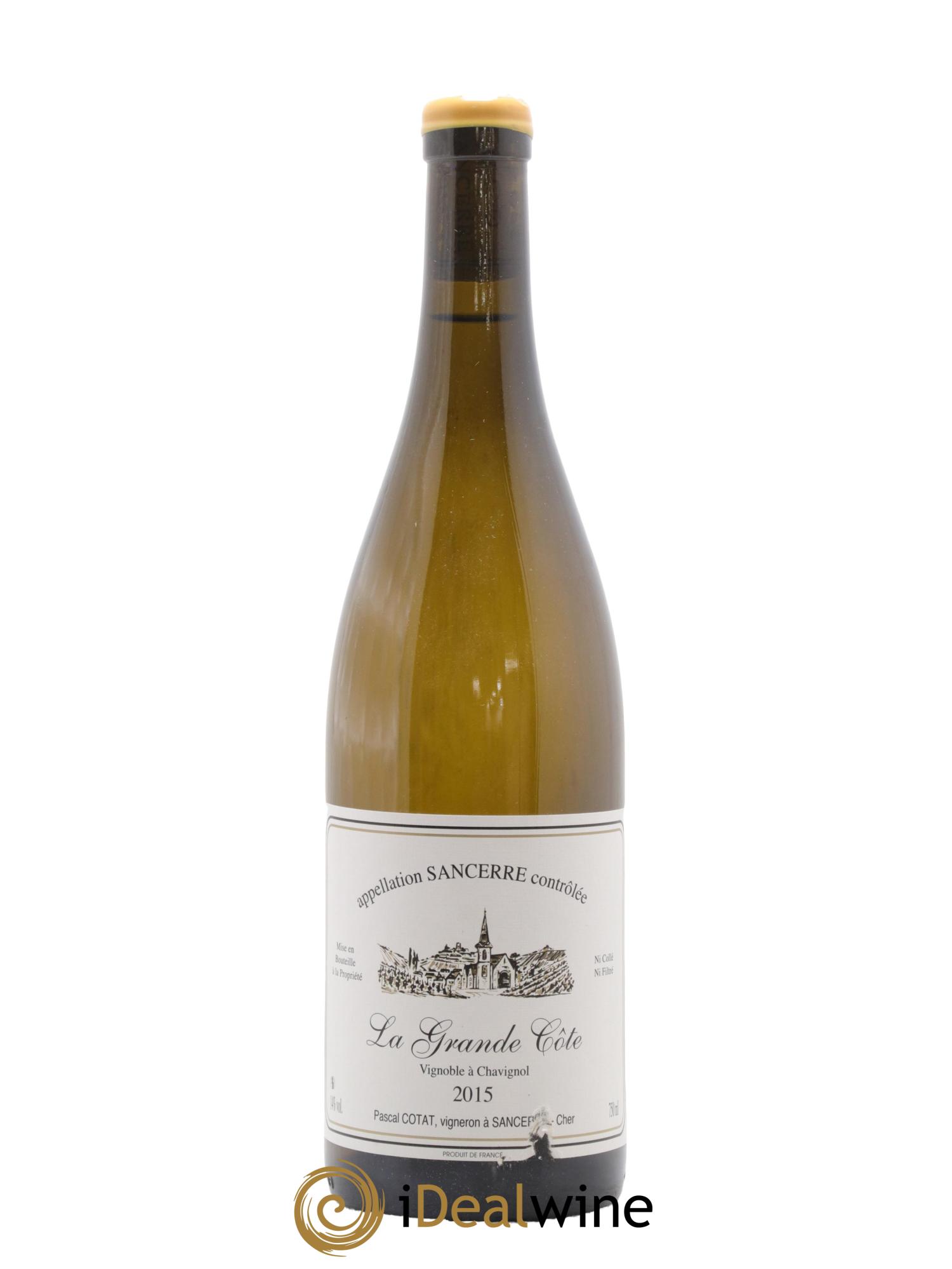 Sancerre La Grande Côte Pascal Cotat 2015 - Lot de 1 bouteille - 0