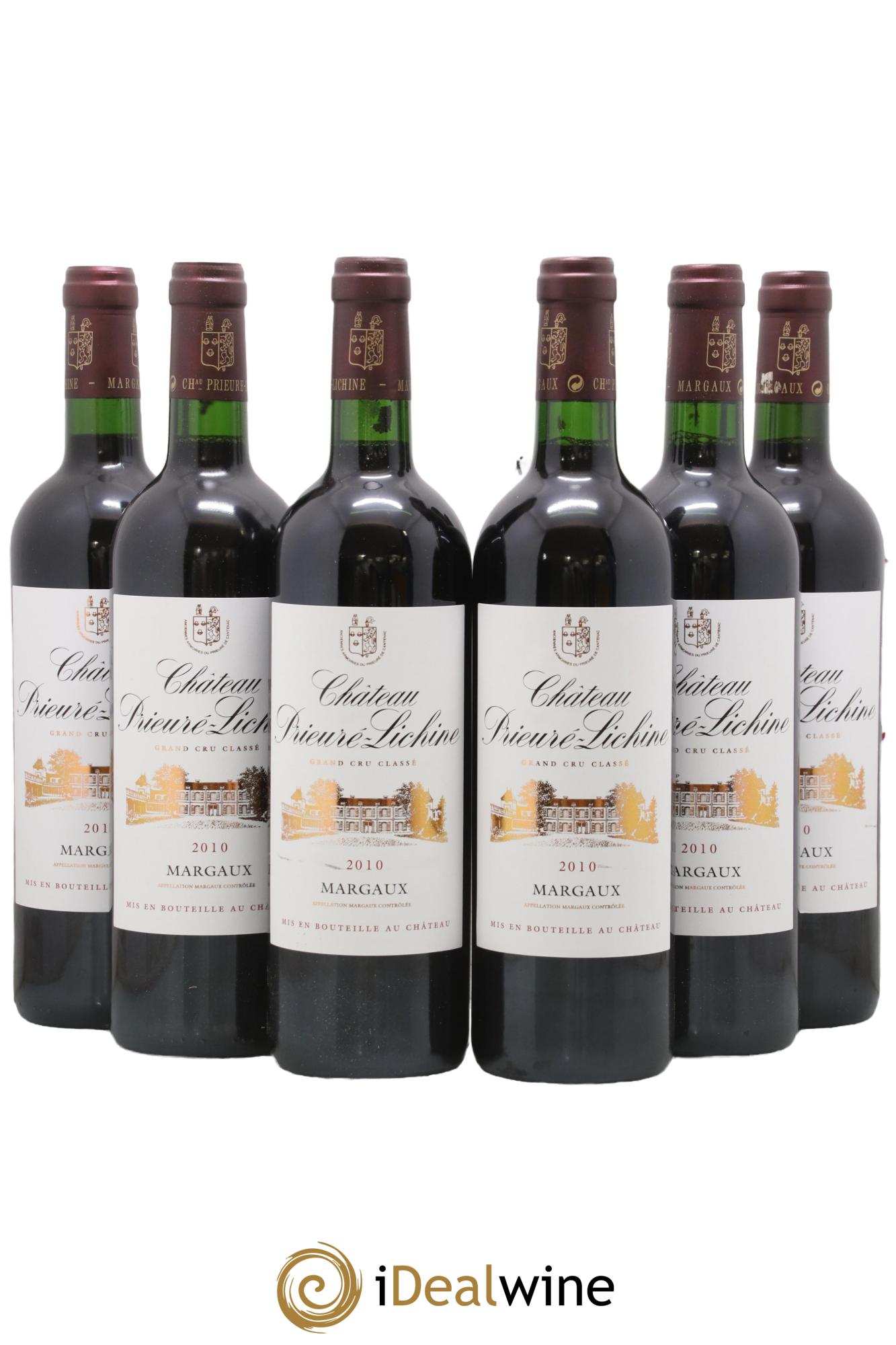 Château Prieuré Lichine 4ème Grand Cru Classé  2010 - Lot of 6 bottles - 0