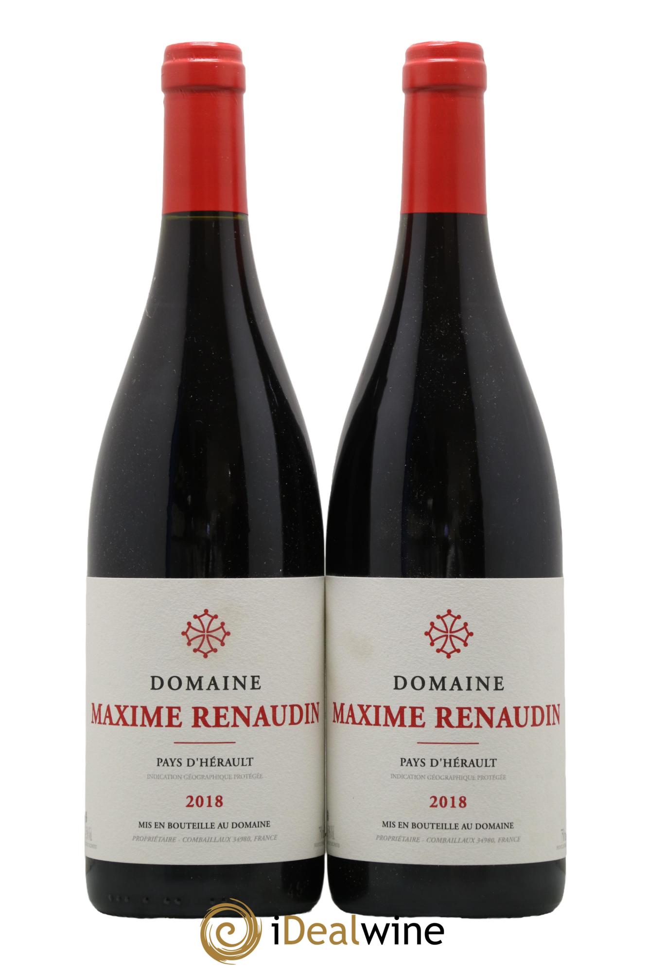 Pays d'Hérault Maxime Renaudin 2018 - Lot de 2 bouteilles - 0