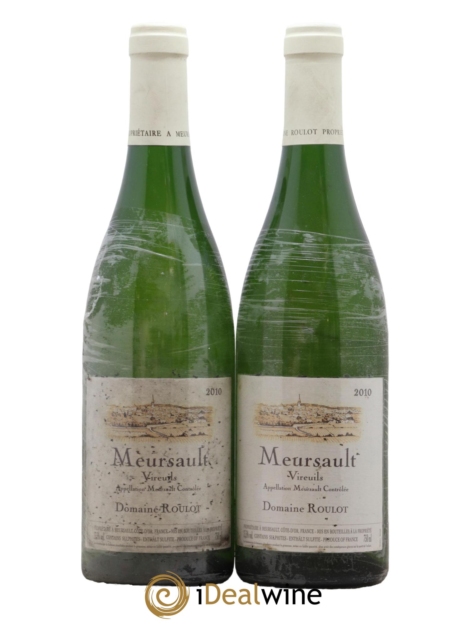 Meursault Les Vireuils Roulot (Domaine) 2010 - Posten von 2 Flaschen - 0