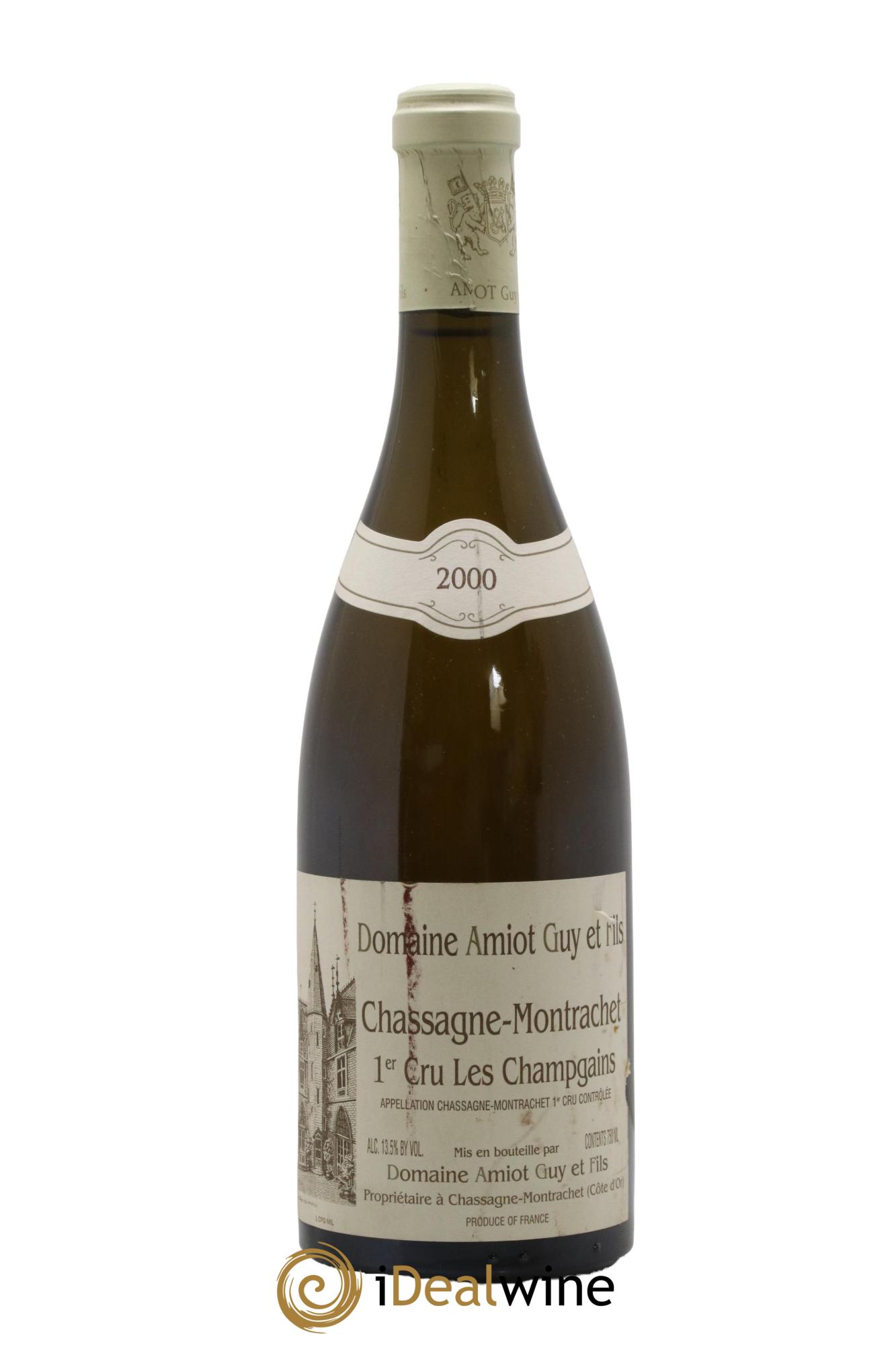 Chassagne-Montrachet 1er Cru Champs Gains Guy Amiot & Fils 2000 - Lot de 1 bouteille - 0