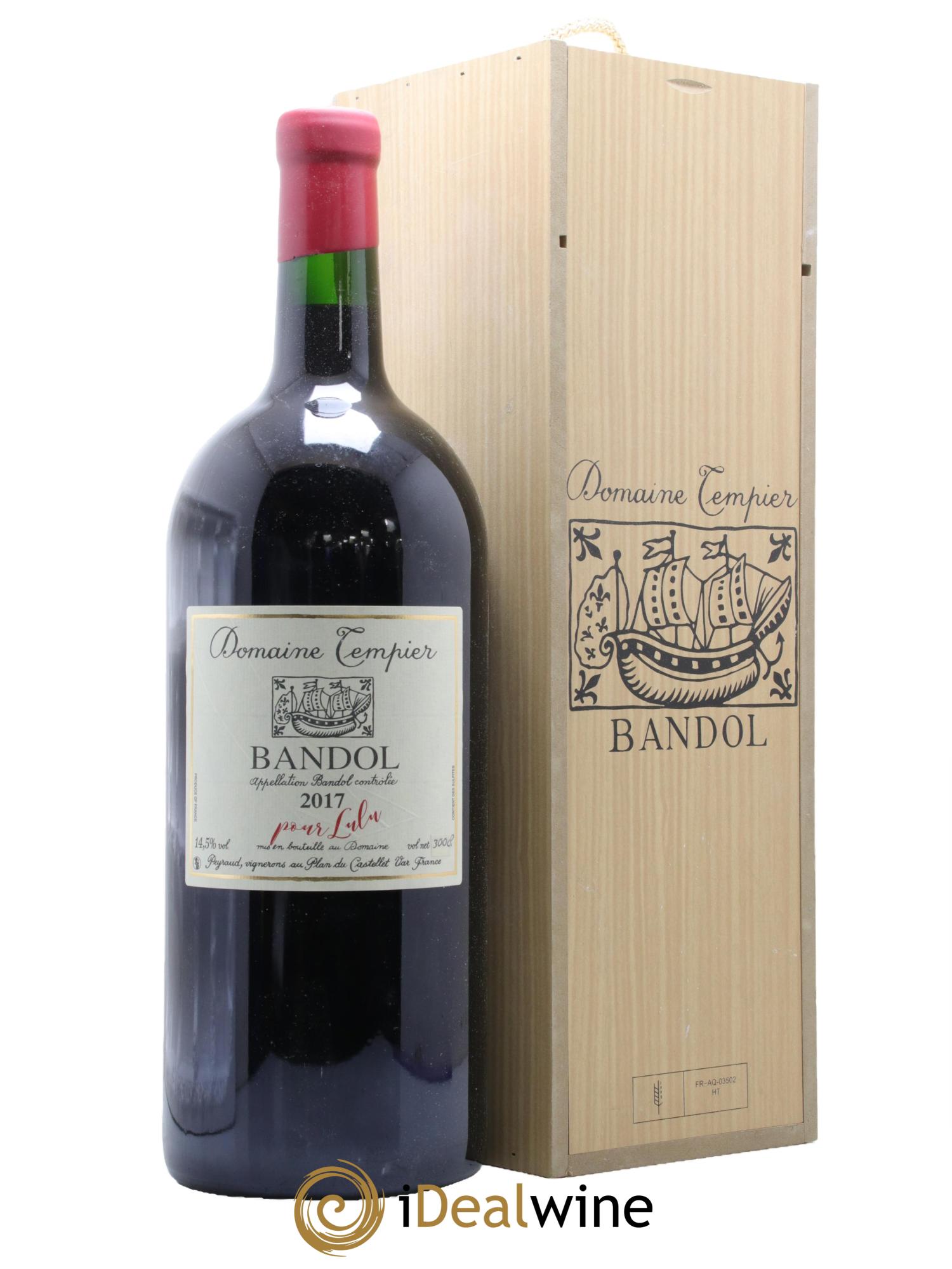 Bandol Domaine Tempier Famille Peyraud 2017 - Lot de 1 double magnum - 0
