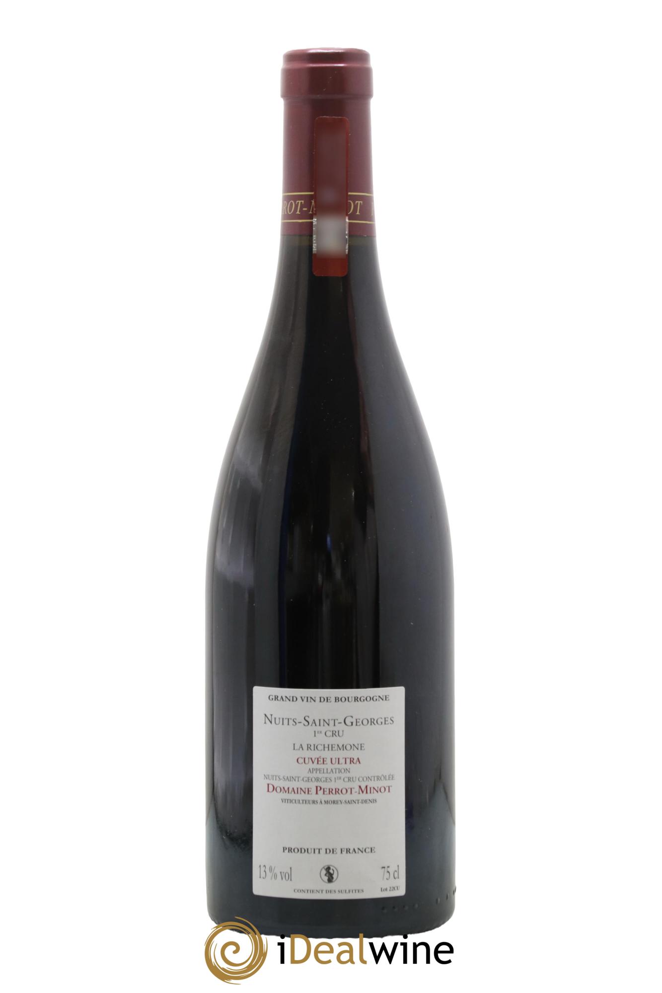 Nuits-Saint-Georges 1er Cru La Richemone Cuvée Ultra Vieilles Vignes Perrot-Minot 2013 - Lotto di 1 bottiglia - 1