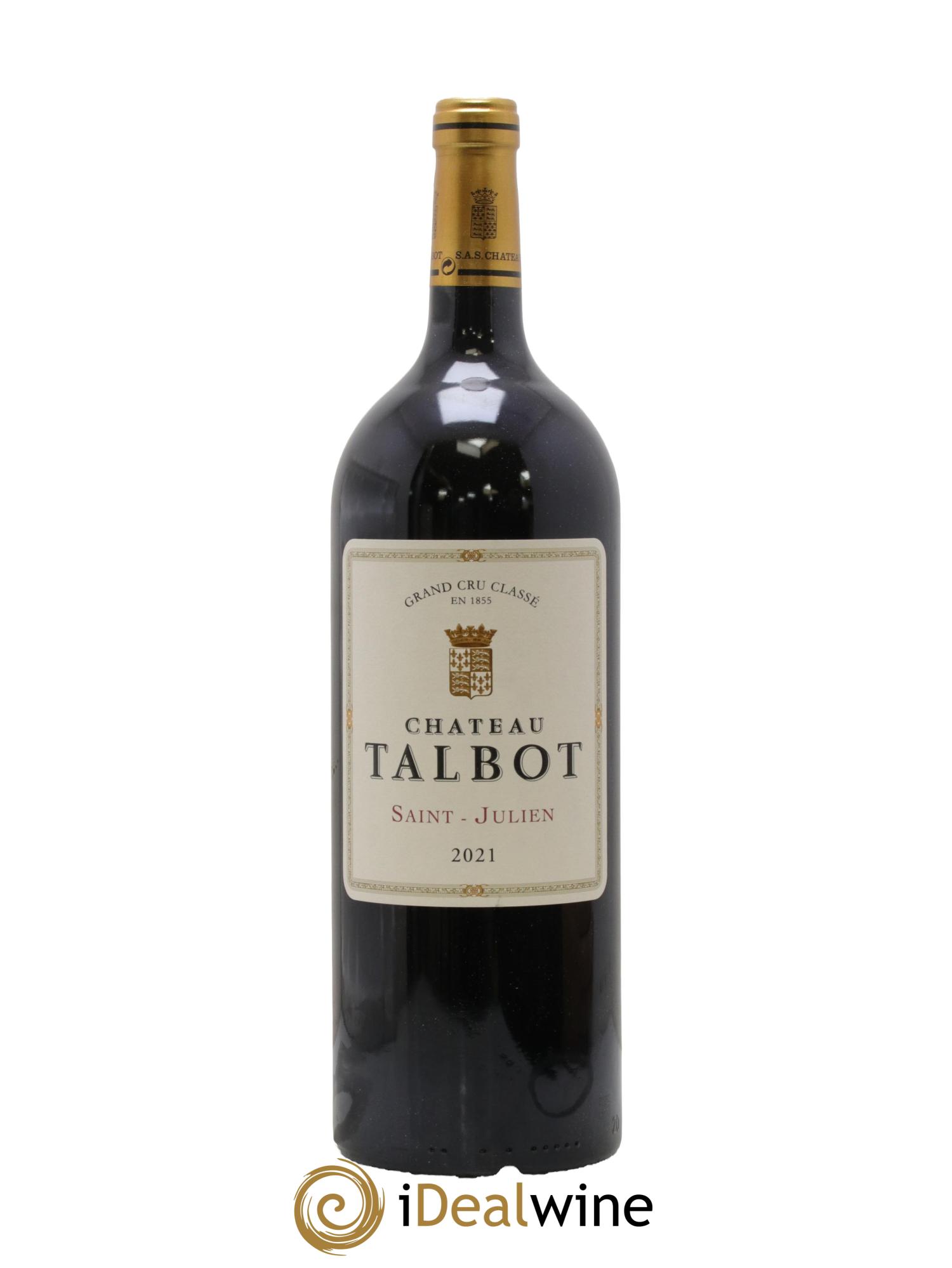 Château Talbot 4ème Grand Cru Classé 2021 - Lot of 1 magnum - 1