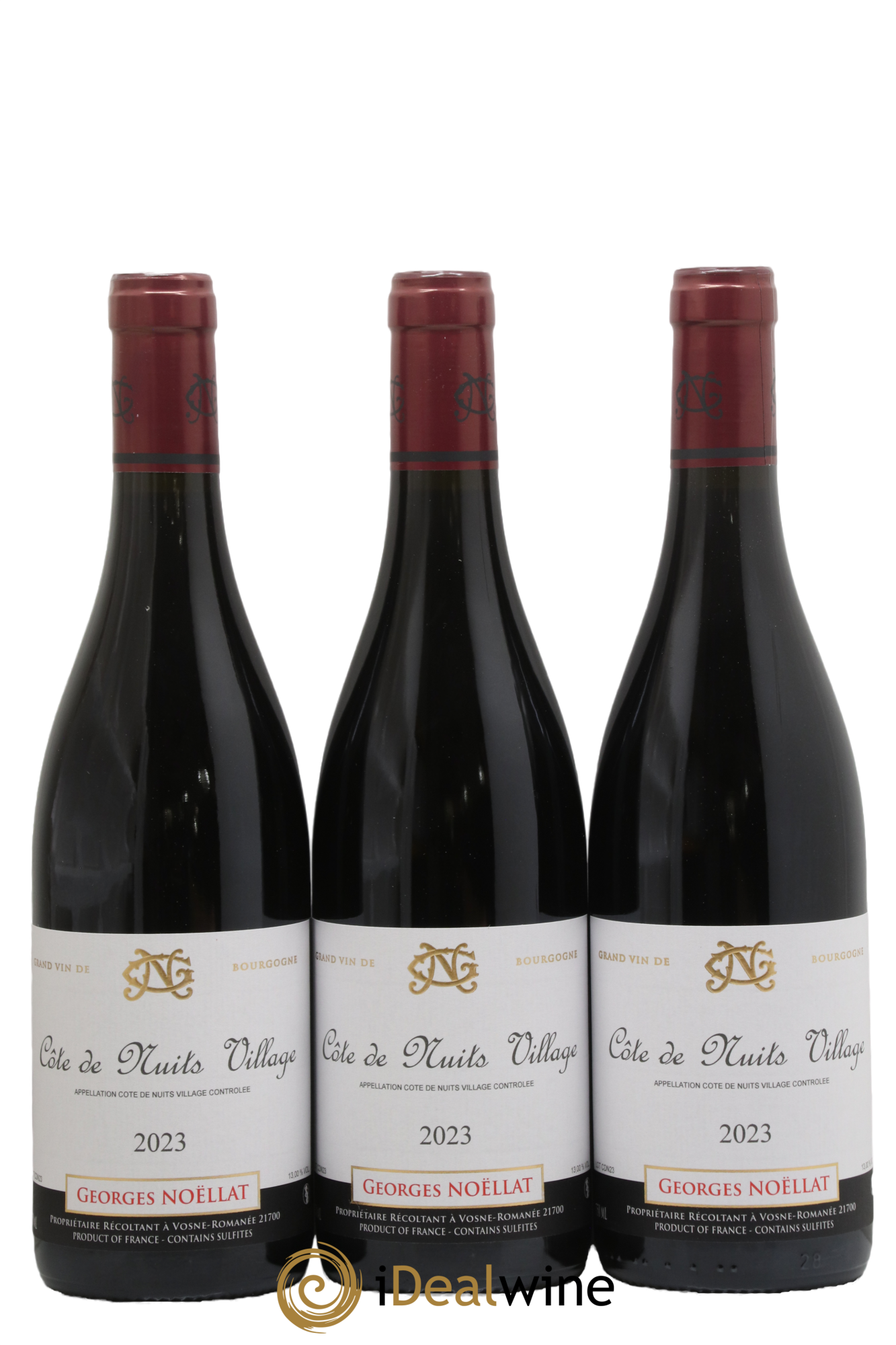 Côte de Nuits-Villages G. Noellat 2023 - Lotto di 3 bottiglie - 0