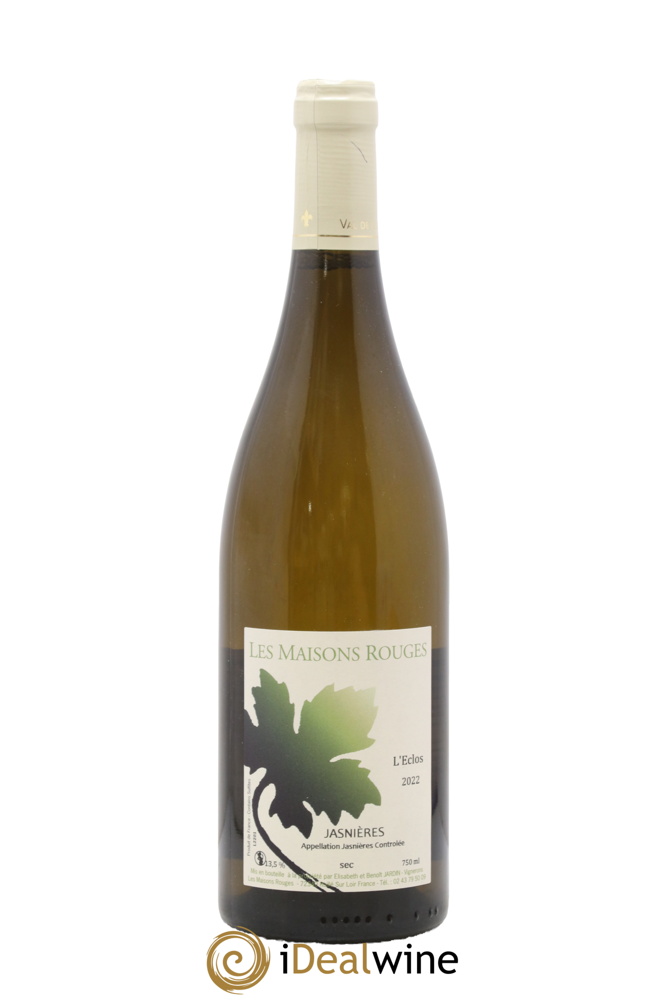 Jasnières L'Eclos Domaine les Maisons 2022 - Lot de 1 bouteille - 0