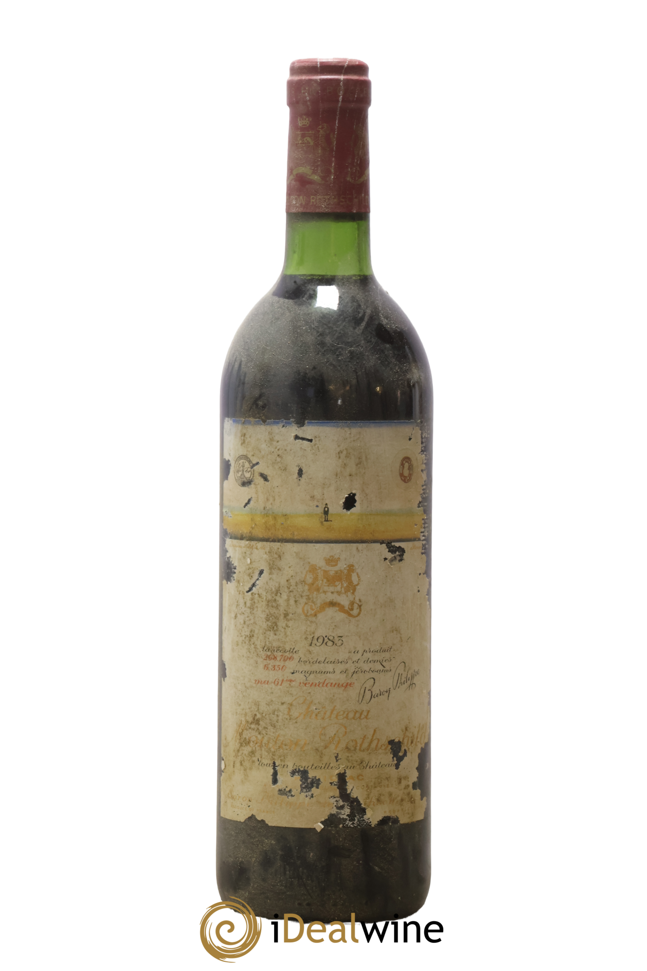 Château Mouton Rothschild 1er Grand Cru Classé 1983 - Lotto di 1 bottiglia - 0