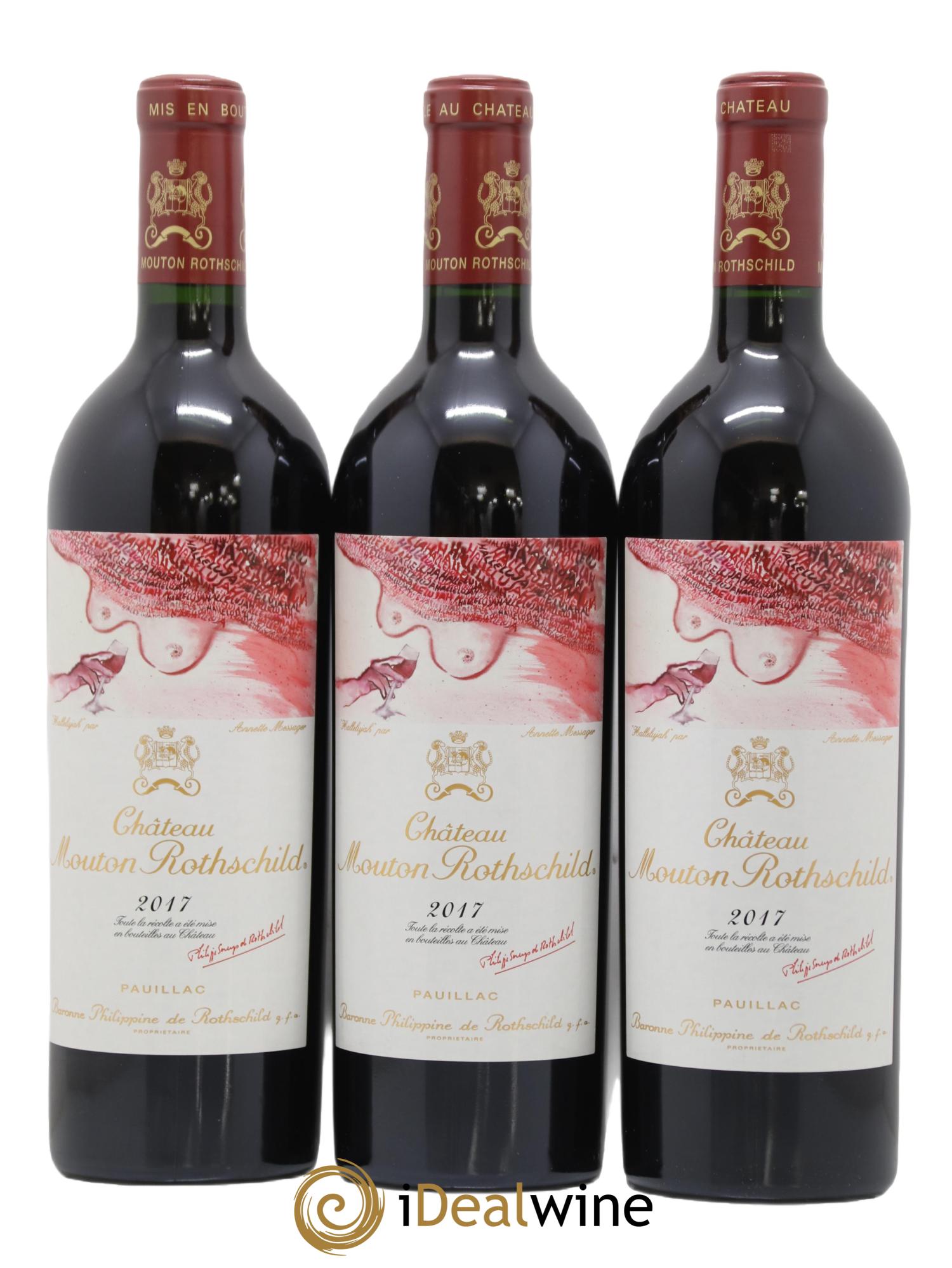 Château Mouton Rothschild 1er Grand Cru Classé 2017 - Lot de 6 bouteilles - 3