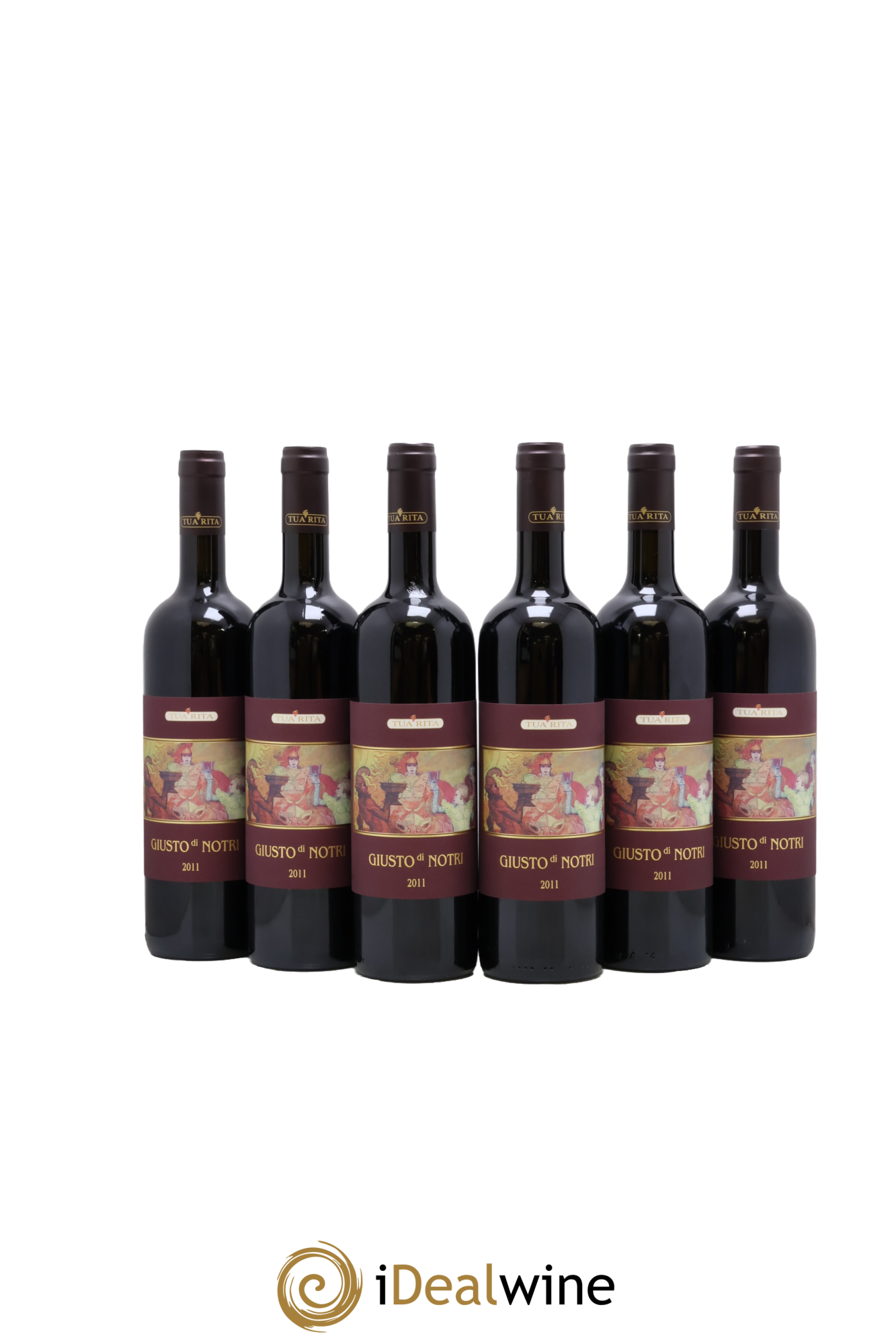 Toscana IGT Tua Rita Giusto di Notri 2011 - Posten von 6 Flaschen - 0