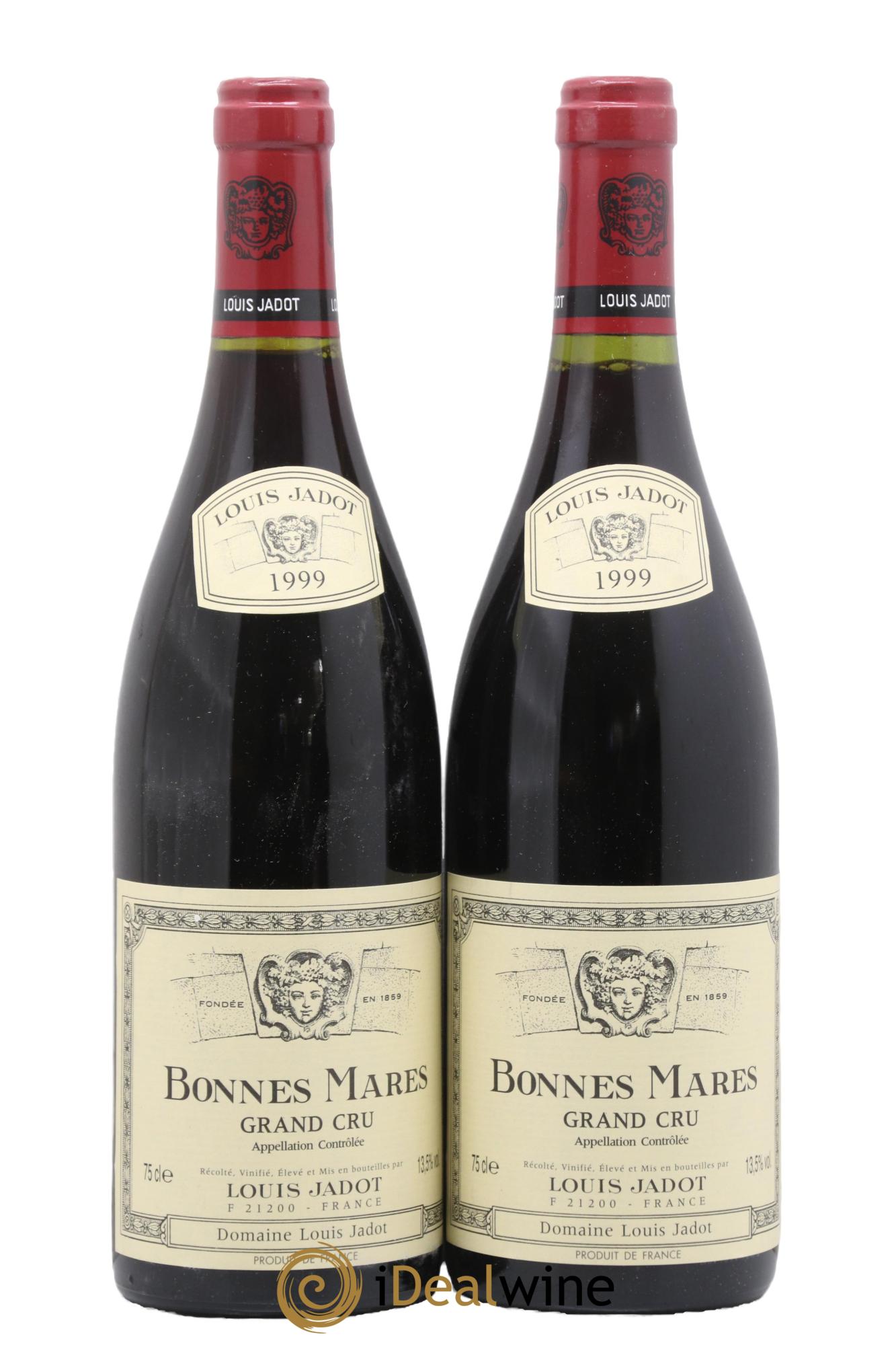Bonnes-Mares Grand Cru Domaine Louis Jadot 1999 - Lot de 2 bouteilles - 0