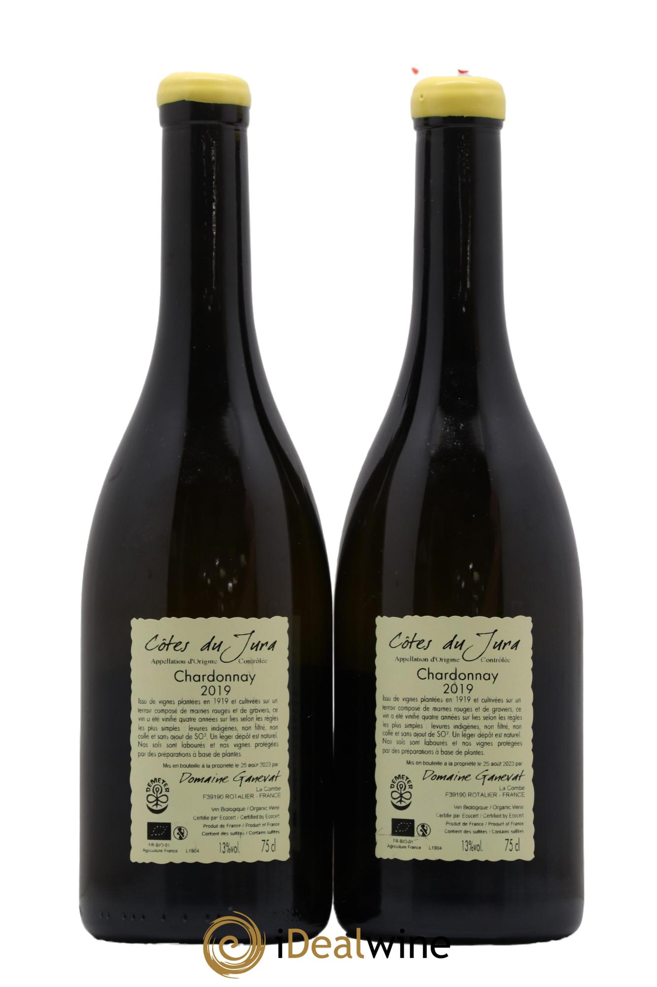Côtes du Jura Les Grands Teppes Vieilles Vignes Jean-François Ganevat (Domaine) 2019 - Lot de 2 bouteilles - 1