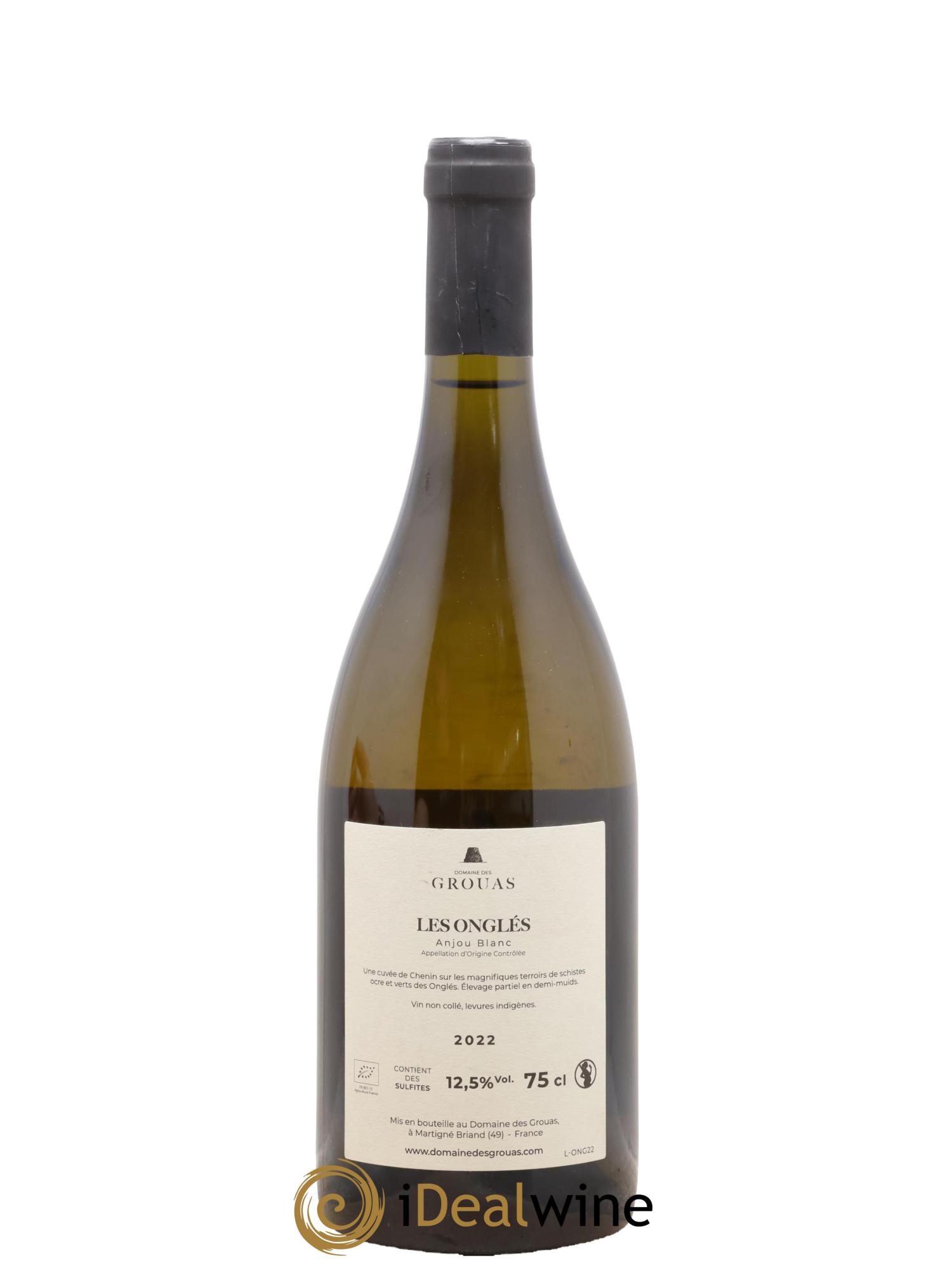 Anjou Les Ongles Domaine Des Grouas 2022 - Lot de 1 bouteille - 1