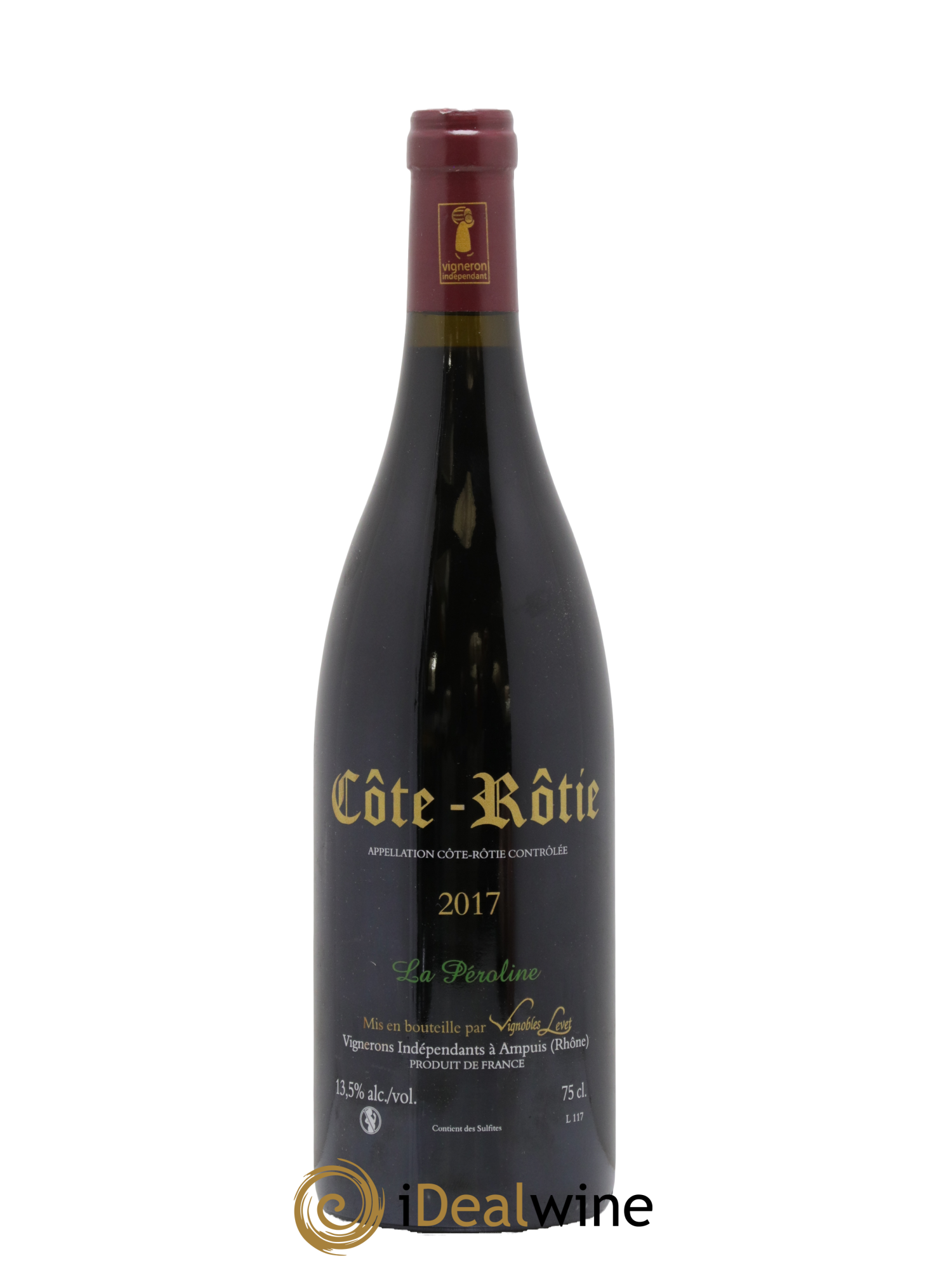 Côte-Rôtie La Péroline Vignobles Levet 2017 - Lot of 1 bottle - 1