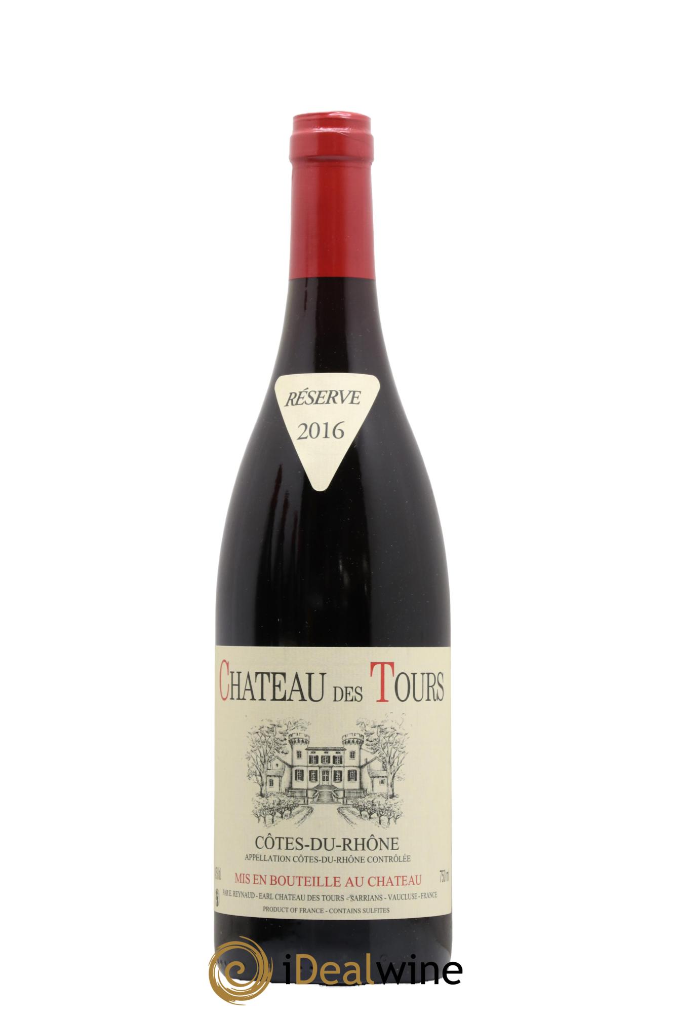Côtes-du-Rhône Château des Tours Emmanuel Reynaud 2016 - Lot de 1 bouteille - 0