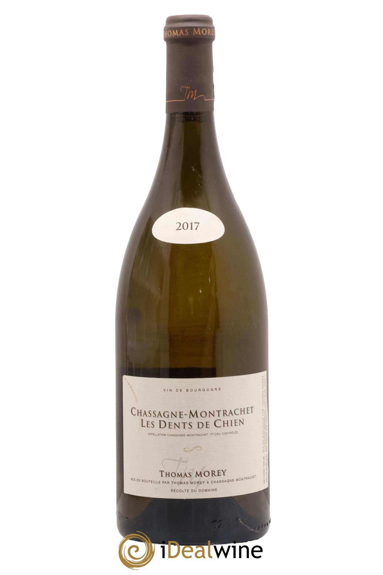 Chassagne-Montrachet 1er Cru Les Dents de Chien Thomas Morey 2017 - Posten von 1 Magnum - 0