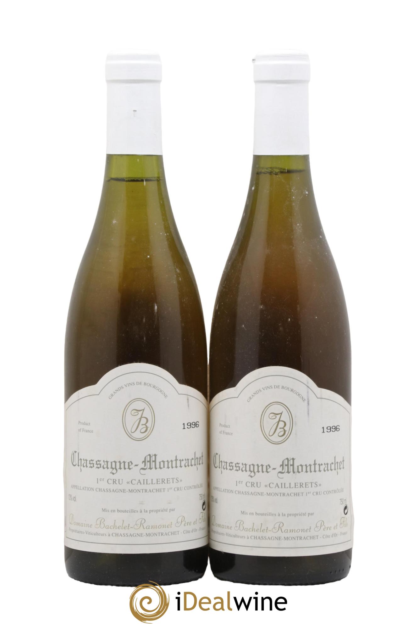 Chassagne-Montrachet 1er Cru Caillerets Bachelet-Ramonet (Domaine) 1996 - Lot de 2 bouteilles - 0