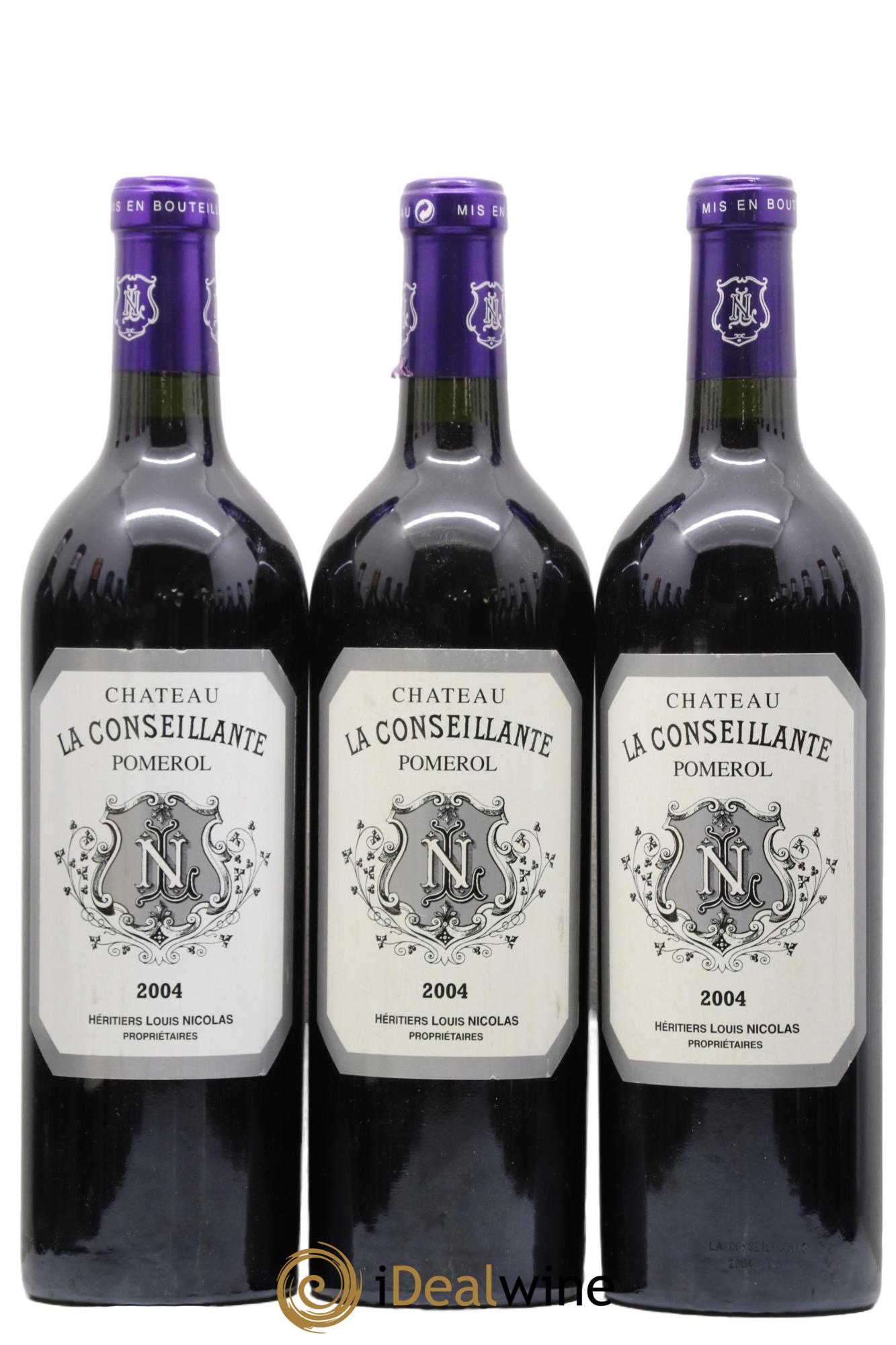 Château la Conseillante 2004 - Lot de 3 bouteilles - 0