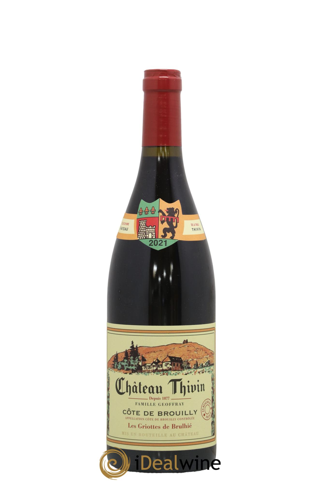 Côte de Brouilly Les Griottes de Brulhié Château Thivin 2021 - Posten von 1 Flasche - 0