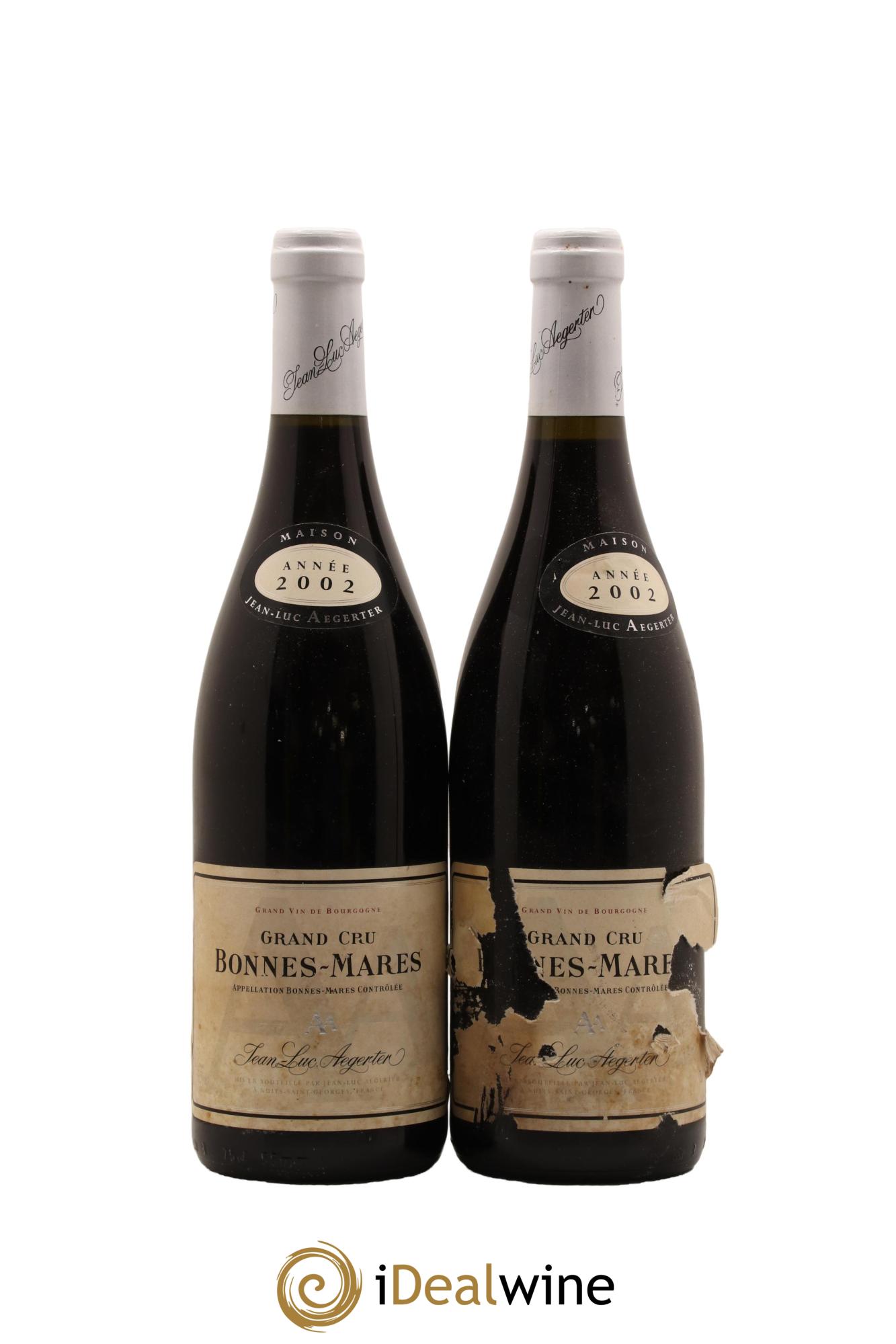 Bonnes-Mares Grand Cru Jean-Luc Aegerter 2002 - Lot de 2 bouteilles - 0