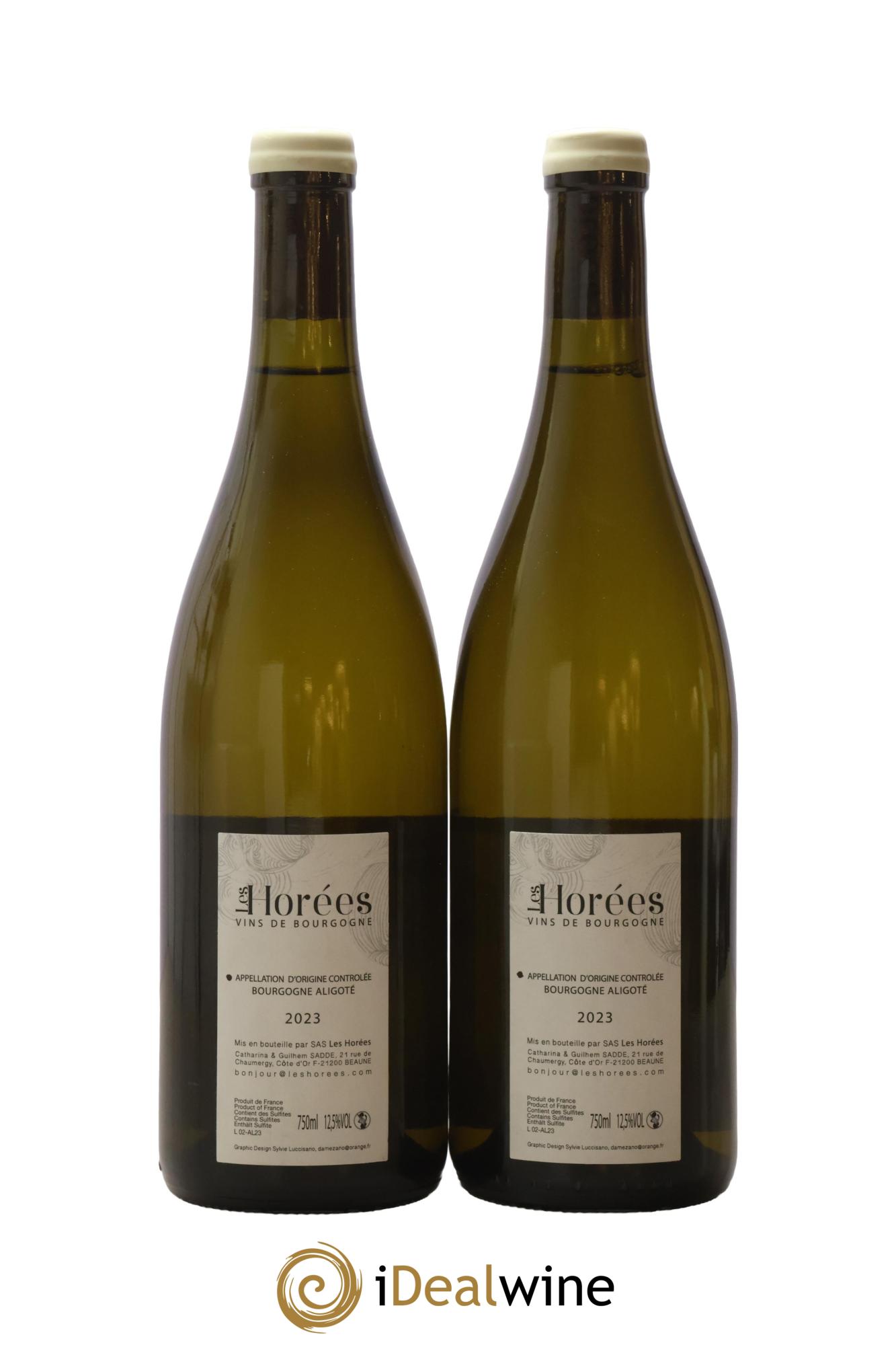 Bourgogne Aligoté En Coulezain Les Horées 2023 - Lot de 2 bouteilles - 1
