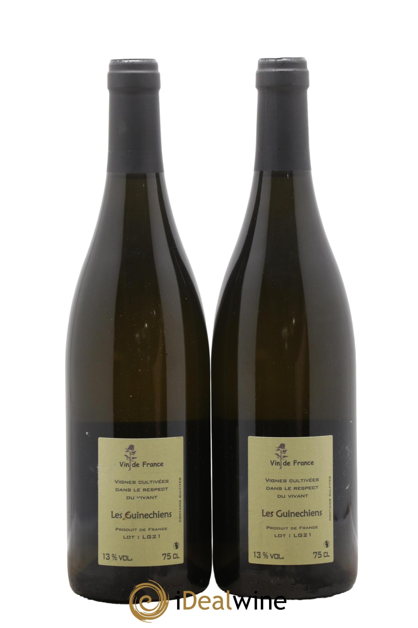 Vin de France Les Guinechiens Benoit Courault 2021 - Posten von 2 Flaschen - 1