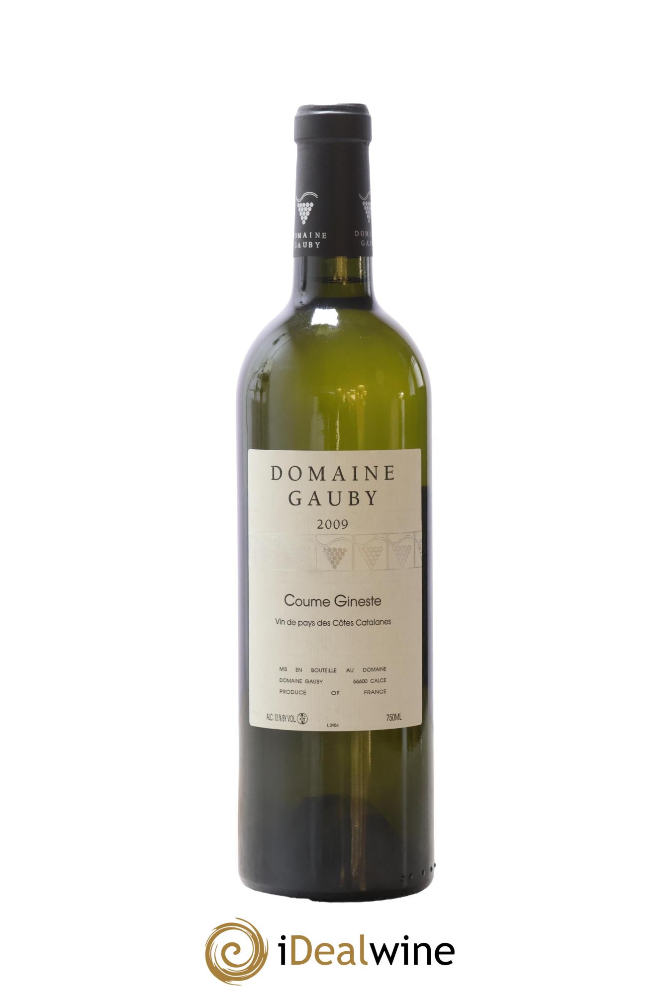 Côtes Catalanes Coume Gineste Gauby (Domaine) 2009 - Lot of 1 bottle - 0