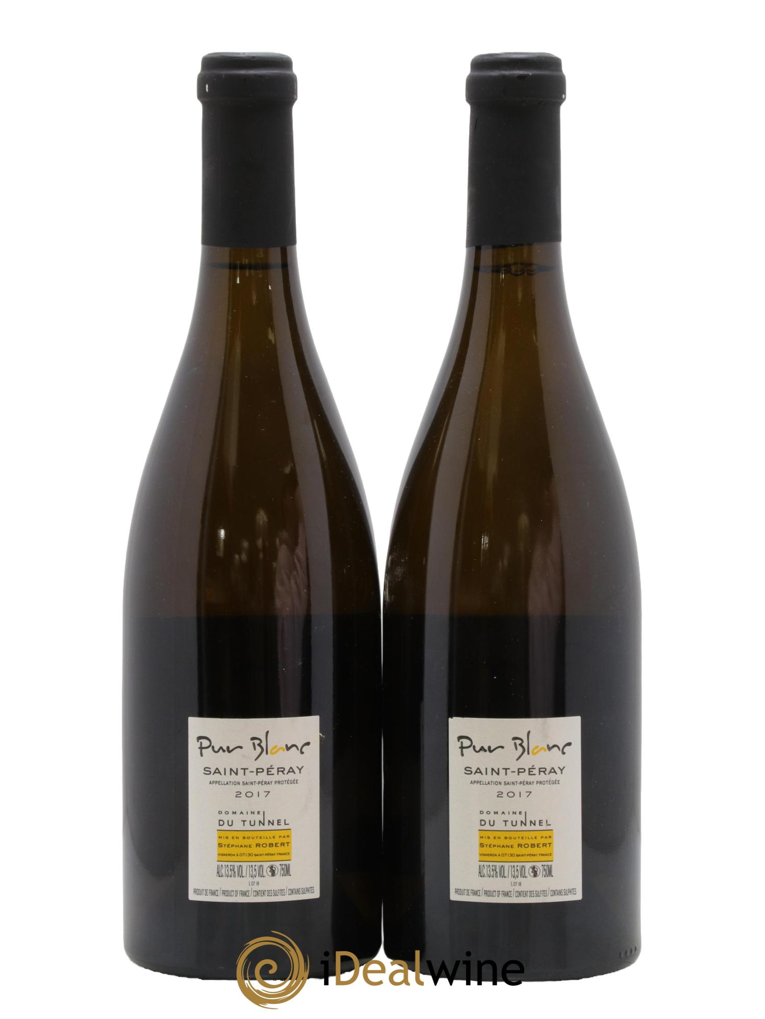 Saint-Péray Pur Blanc Tunnel (Domaine du) 2017 - Lot de 2 bouteilles - 1