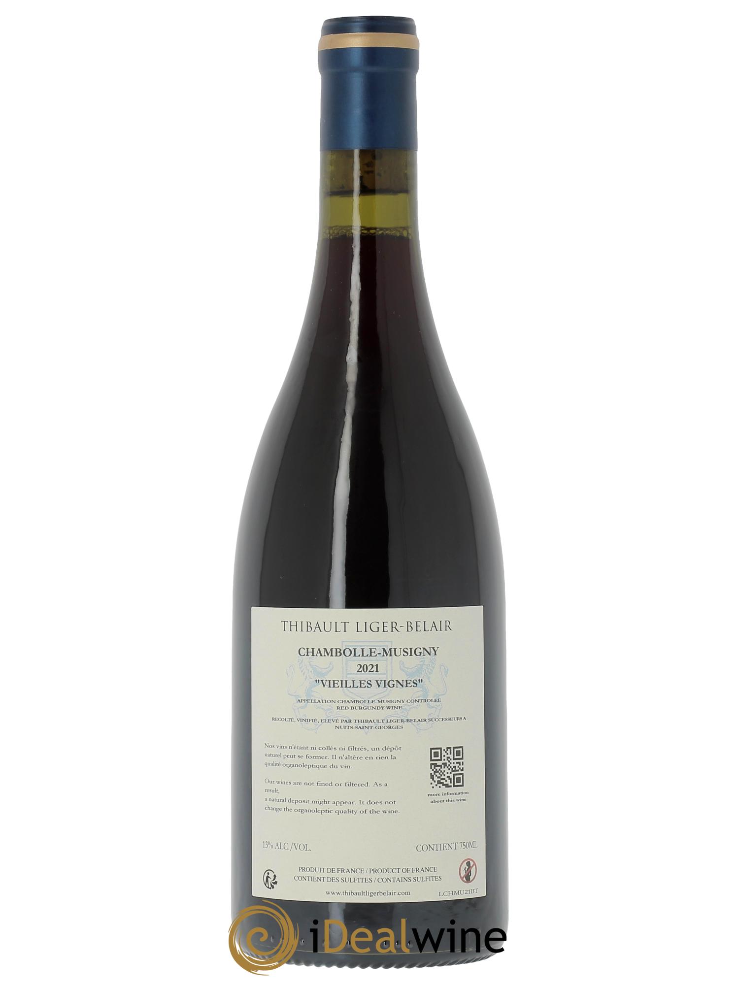 Chambolle-Musigny Vieilles Vignes Thibault Liger-Belair Successeurs  2021 - Lot de 1 bouteille - 1