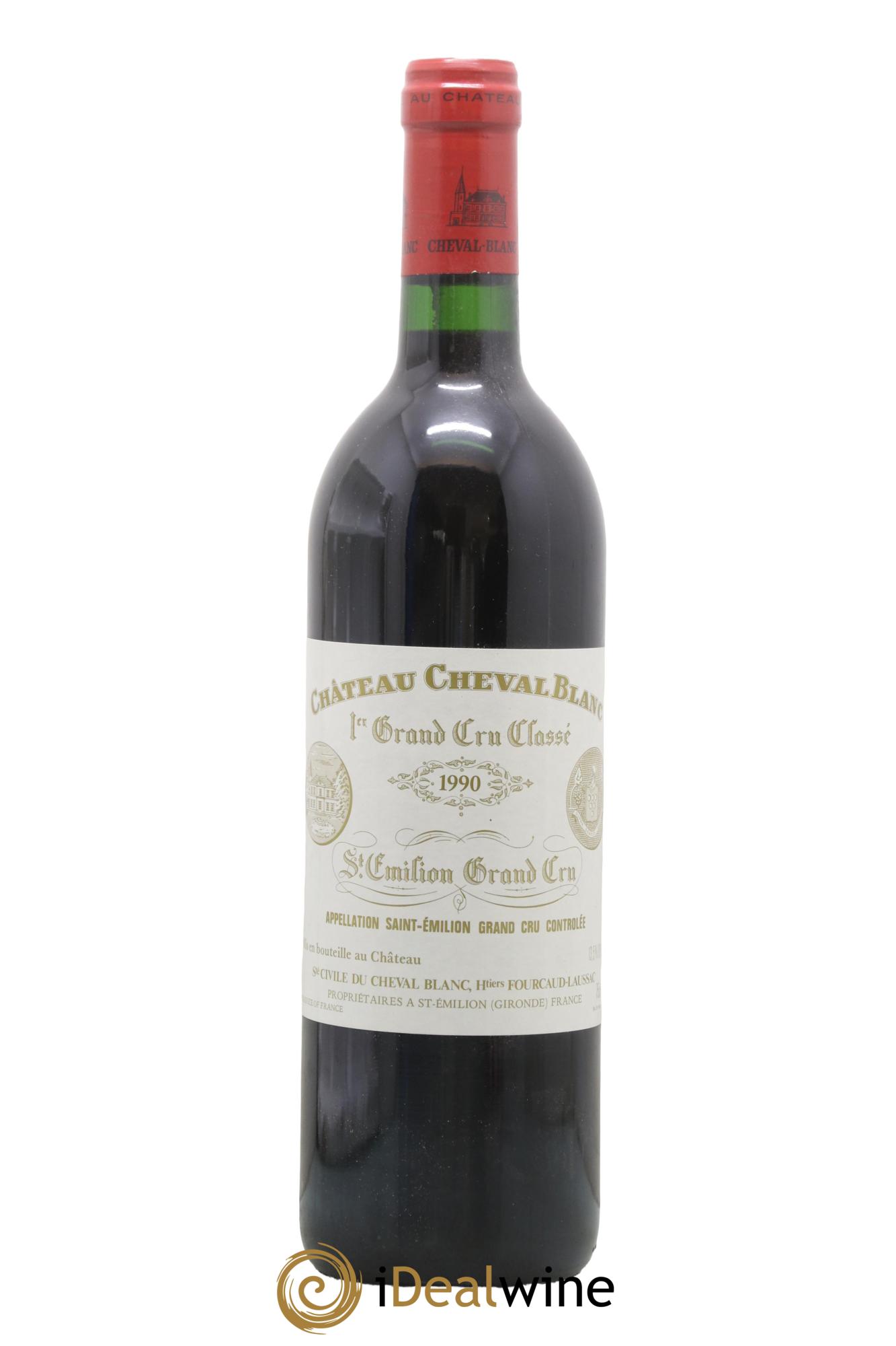 Château Cheval Blanc 1er Grand Cru Classé A 1990 - Lot de 1 bouteille - 0