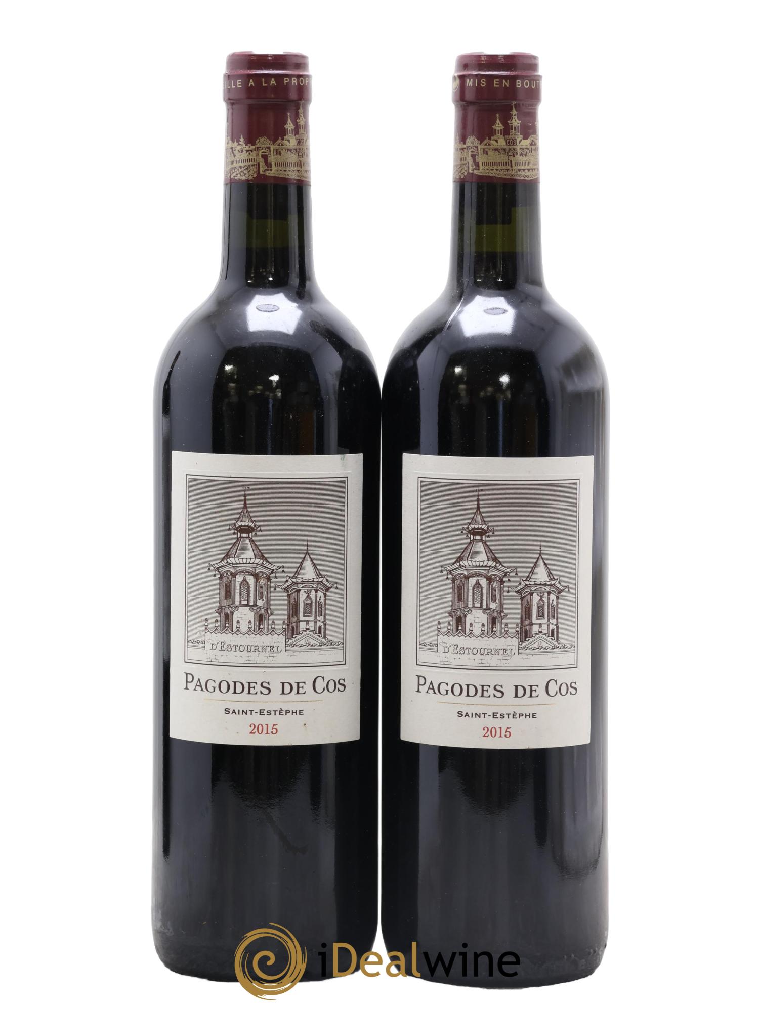 Les Pagodes de Cos Second Vin 2015 - Lot de 2 bouteilles - 0