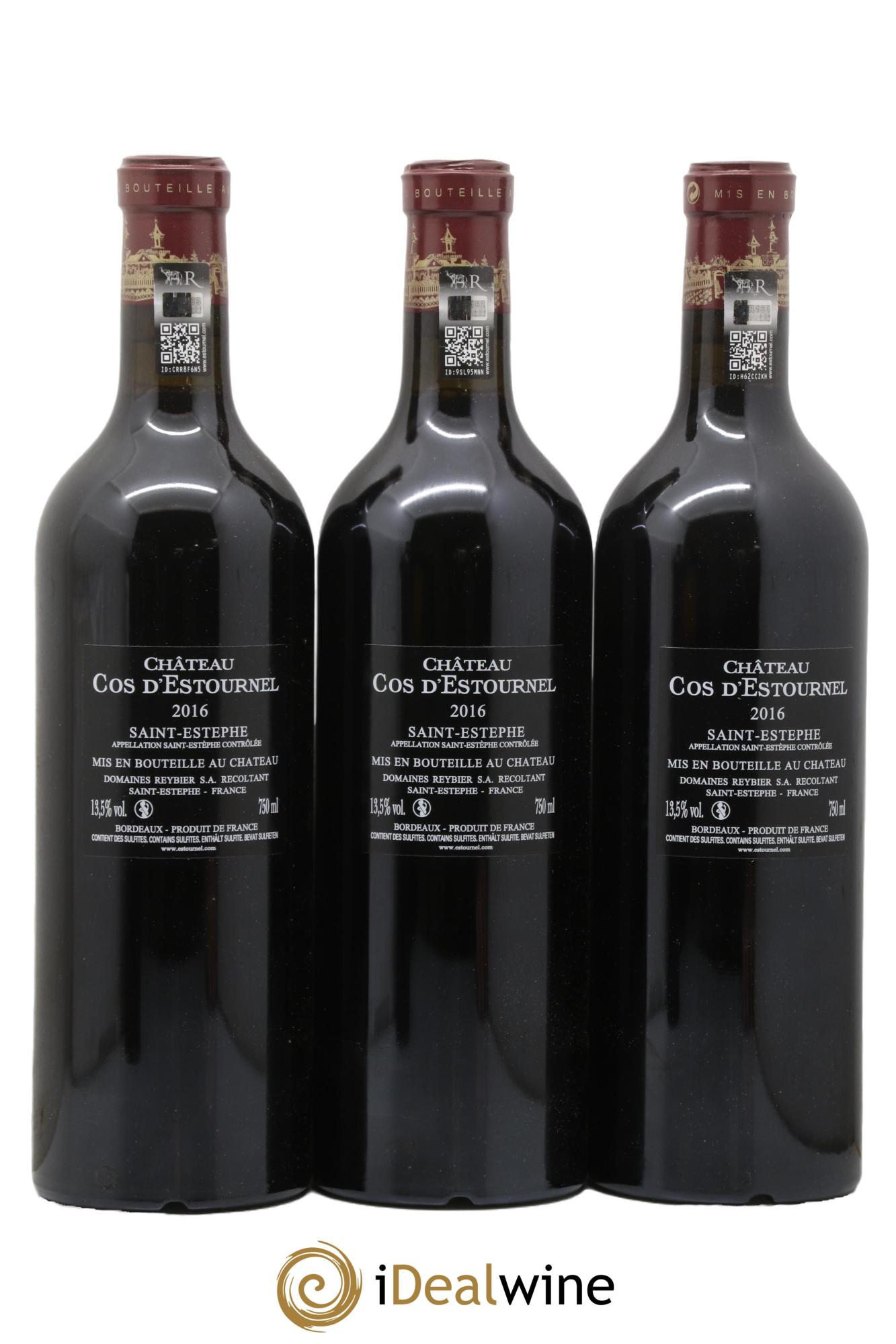 Cos d'Estournel 2ème Grand Cru Classé 2016 - Lot of 6 bottles - 2