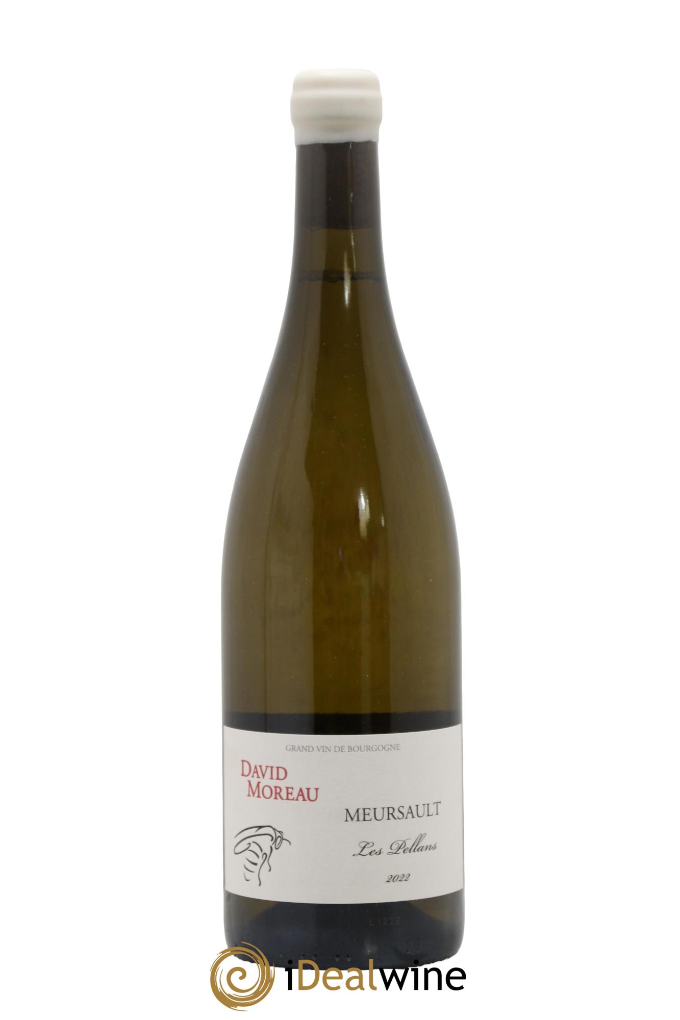 Meursault Les Pellans David Moreau Les Pellans David Moreau 2022 - Lot of 1 bottle - 0