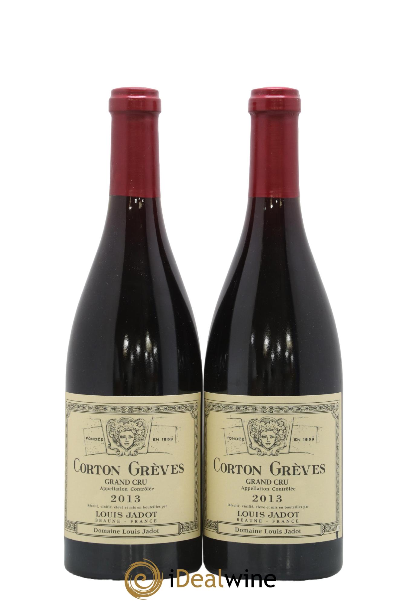 Corton Grand Cru Grèves Louis Jadot (Domaine) 2013 - Lot of 2 bottles - 0