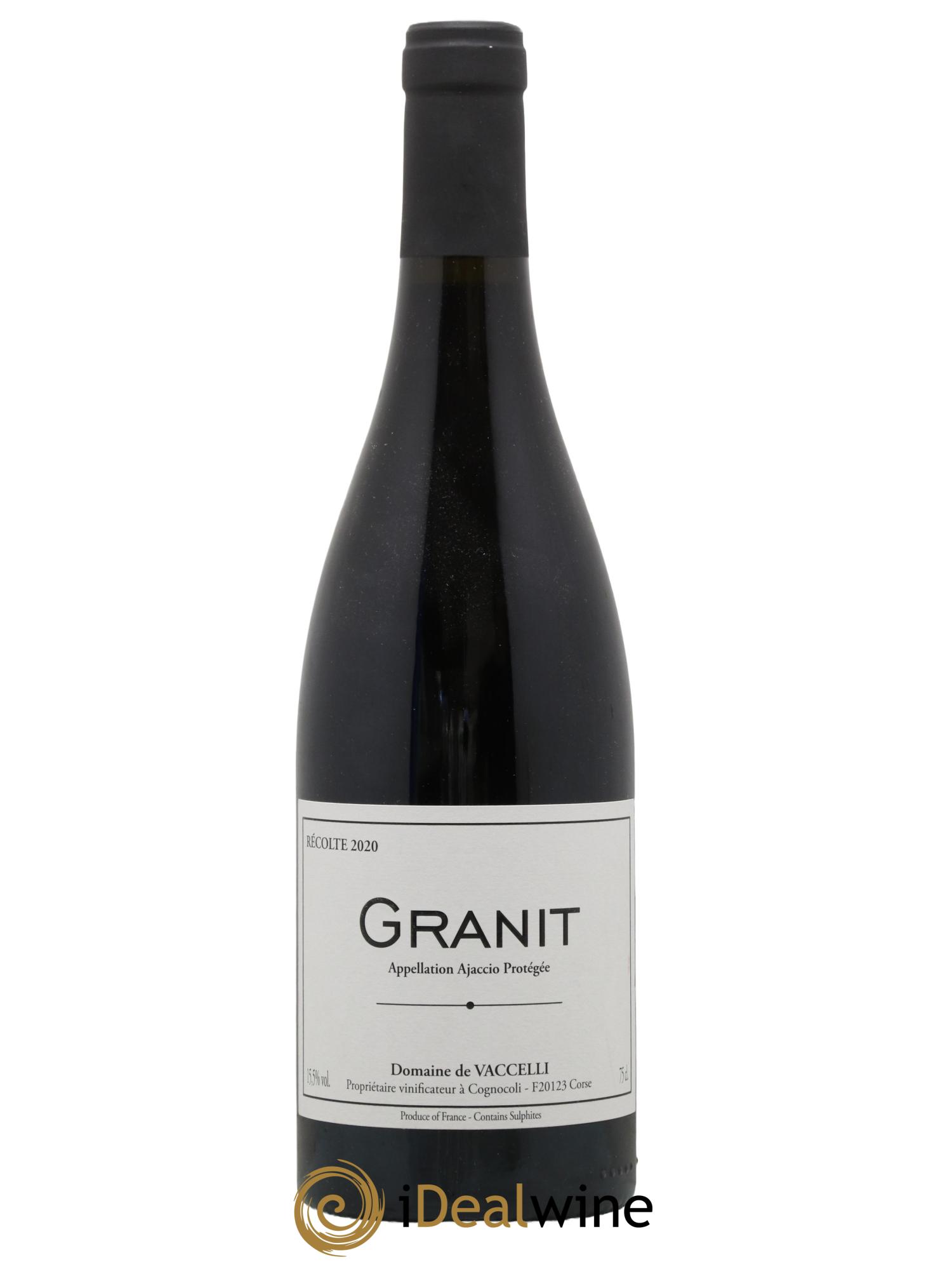 Ajaccio Granit Vaccelli 2020 - Posten von 1 Flasche - 0