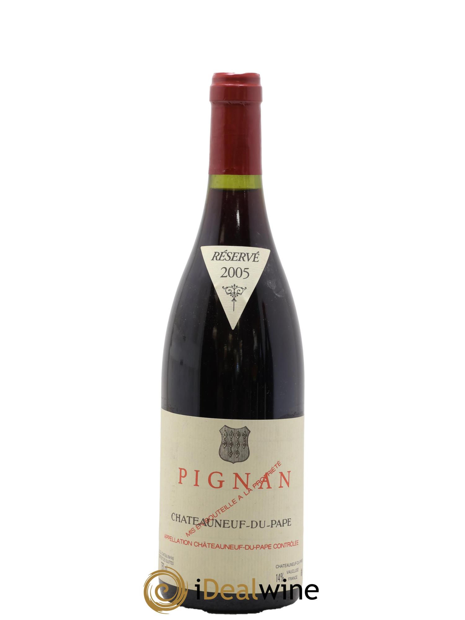 Châteauneuf-du-Pape Pignan Emmanuel Reynaud 2005 - Lot de 1 bouteille - 0