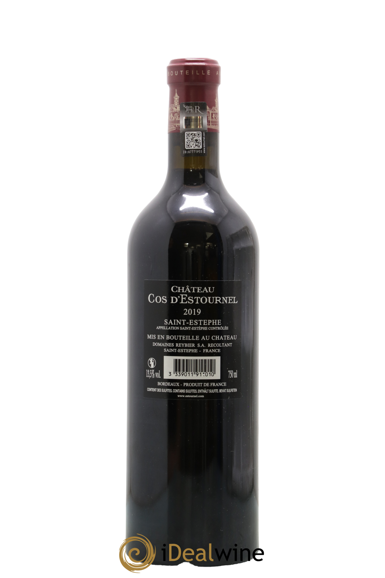 Cos d'Estournel 2ème Grand Cru Classé 2019 - Lot of 1 bottle - 1