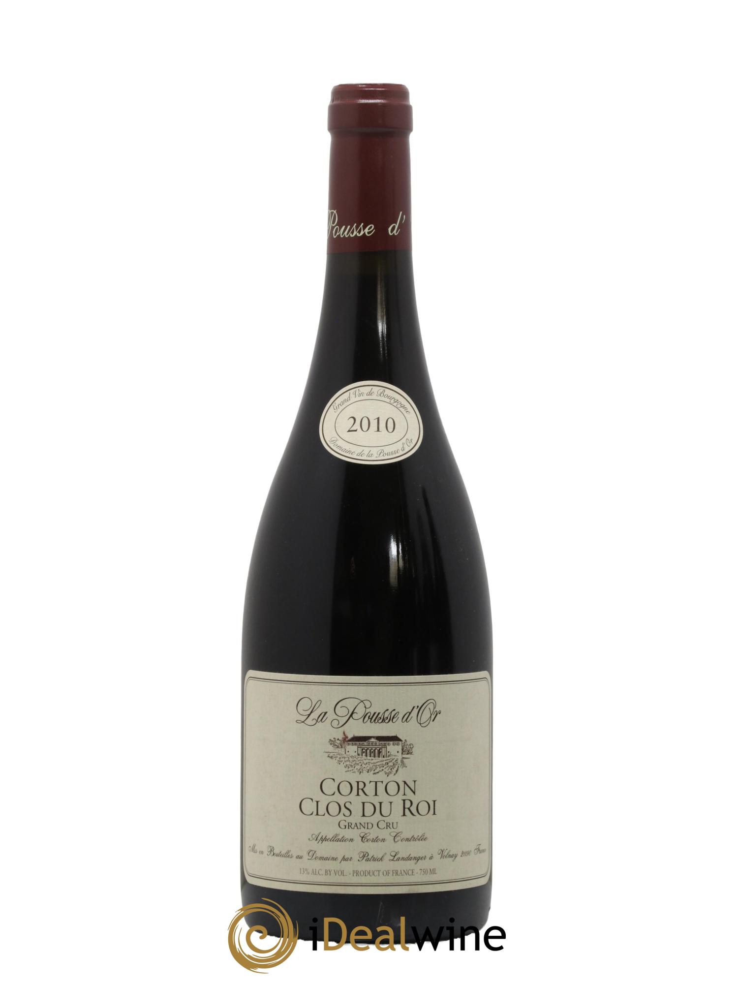 Corton Grand Cru Clos du Roi La Pousse d'Or (Domaine de) 2010 - Lot de 1 bouteille - 0