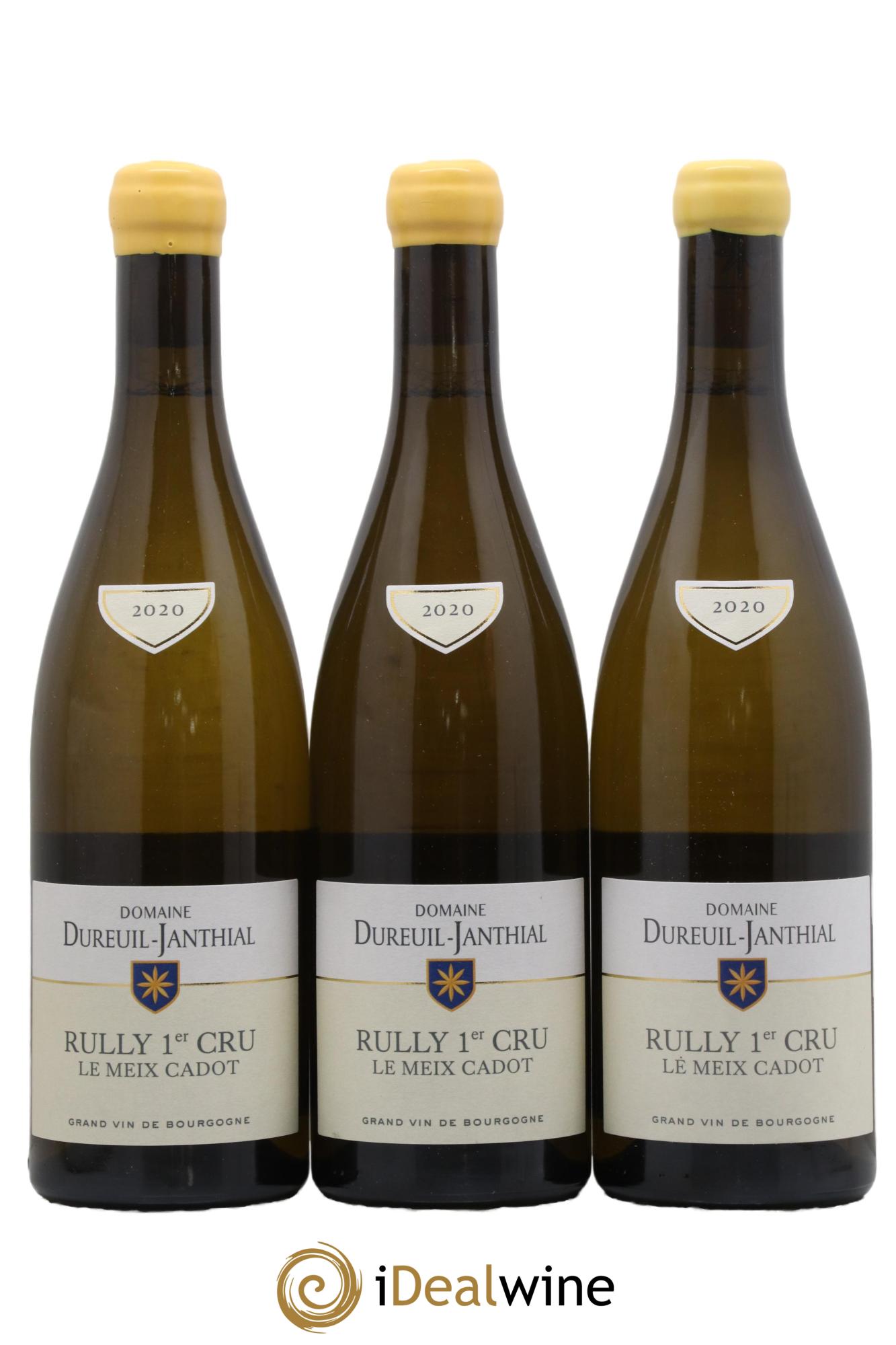 Rully 1er Cru Le Meix Cadot Vincent Dureuil-Janthial 2020 - Lotto di 3 bottiglie - 0