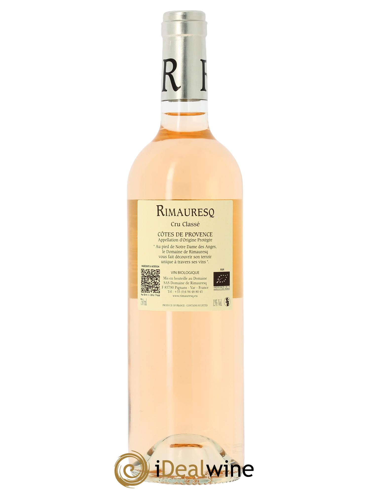 Côtes de Provence Rimauresq Cru Classé R de Rimauresq 2025 - Lot de 1 bouteille - 1
