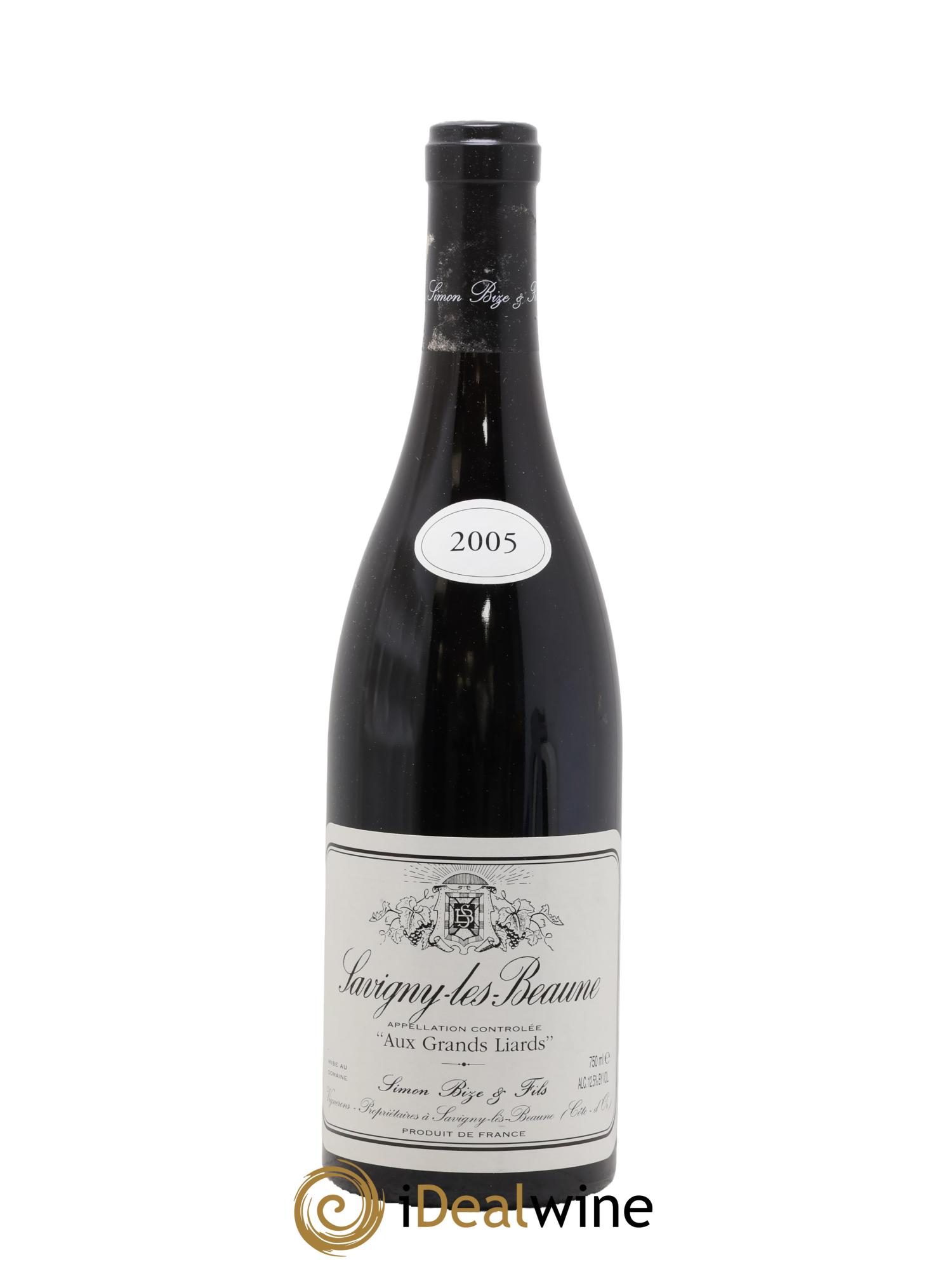 Savigny-lès-Beaune Aux Grands Liards Simon Bize & Fils 2005 - Posten von 1 Flasche - 0
