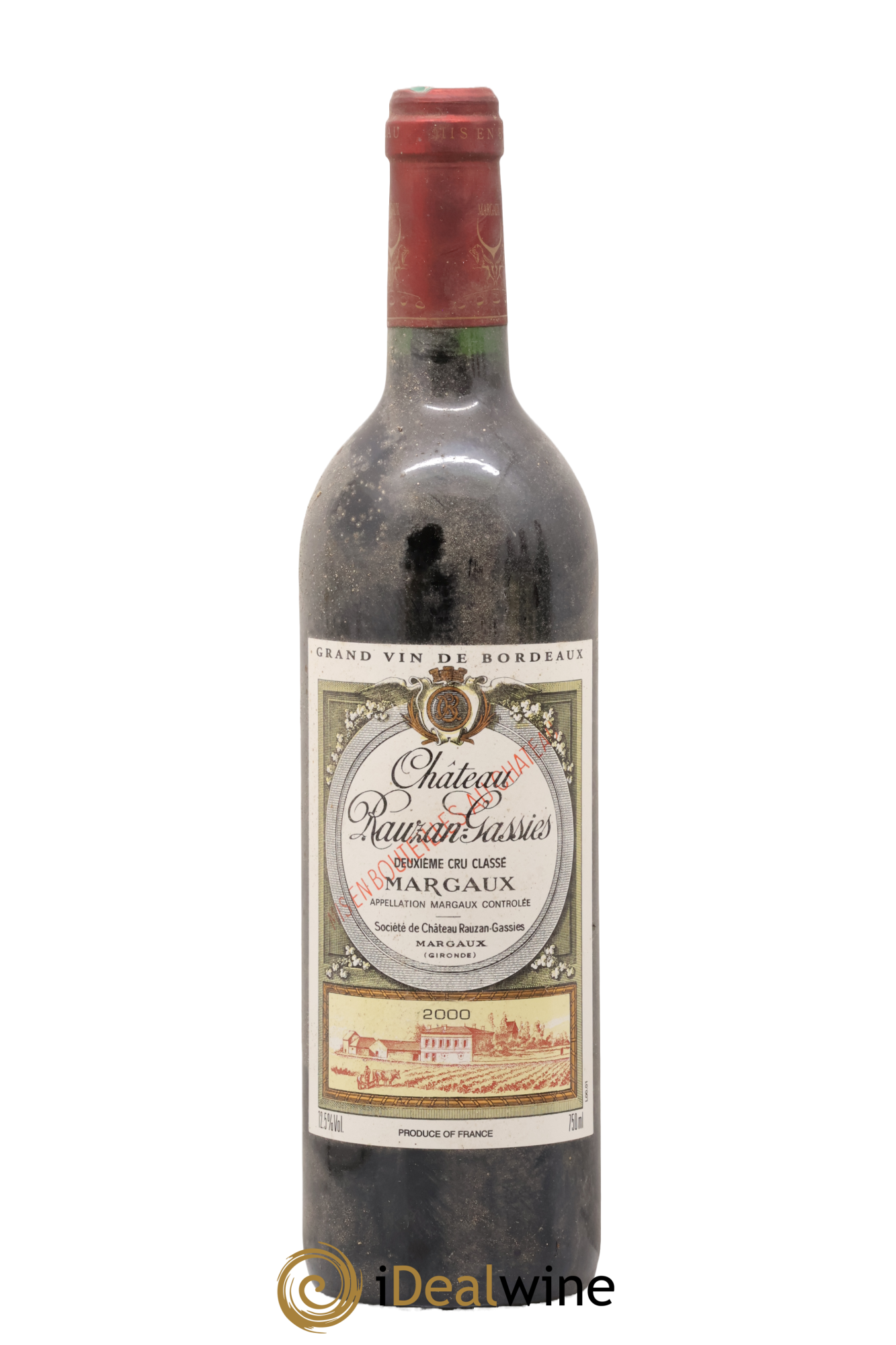 Château Rauzan-Gassies 2ème Grand Cru Classé 2000 - Lot of 1 bottle - 0