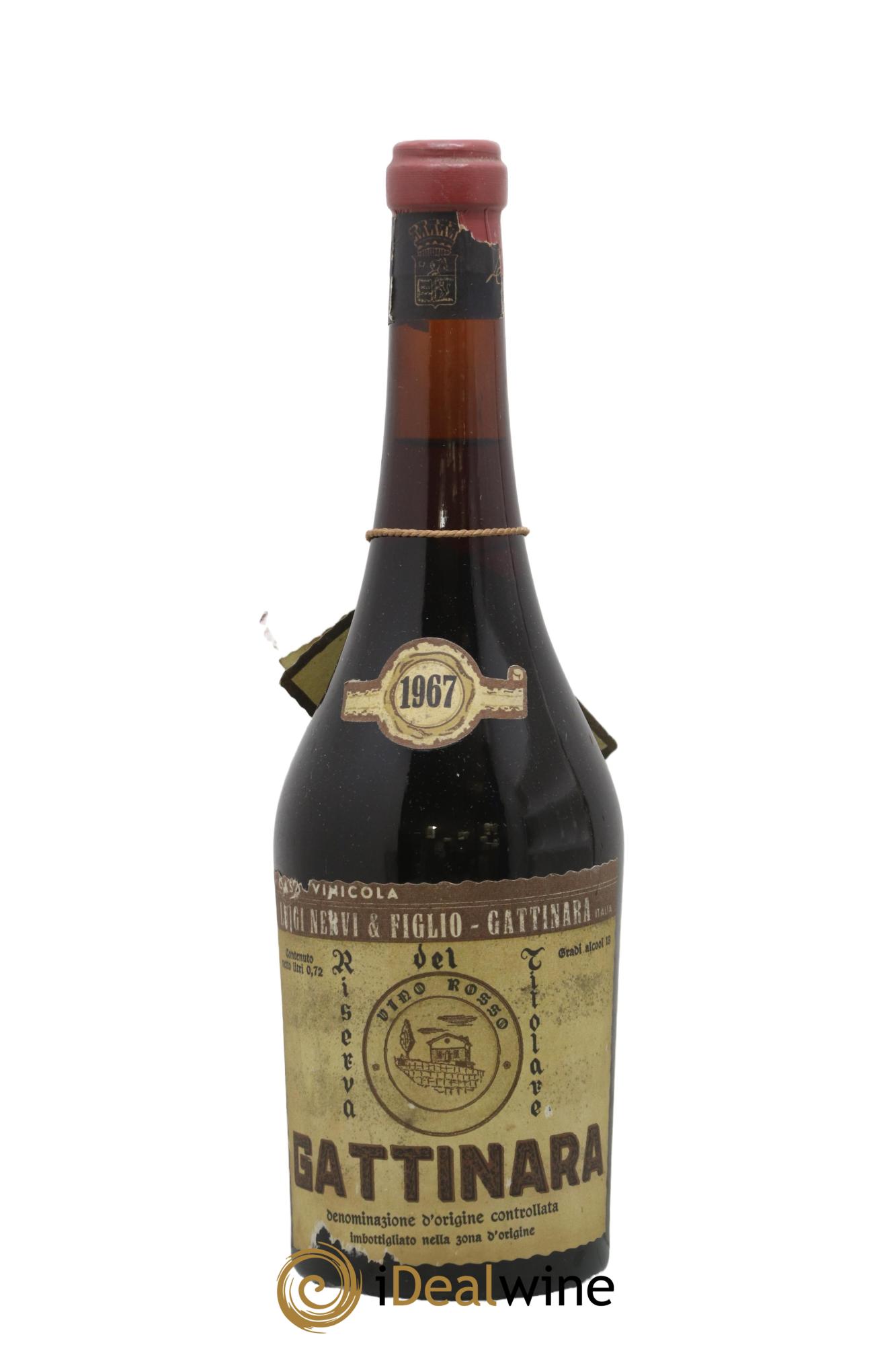 Gattinara DOCG Nervi Luigi 1967 - Lot de 1 bouteille - 0