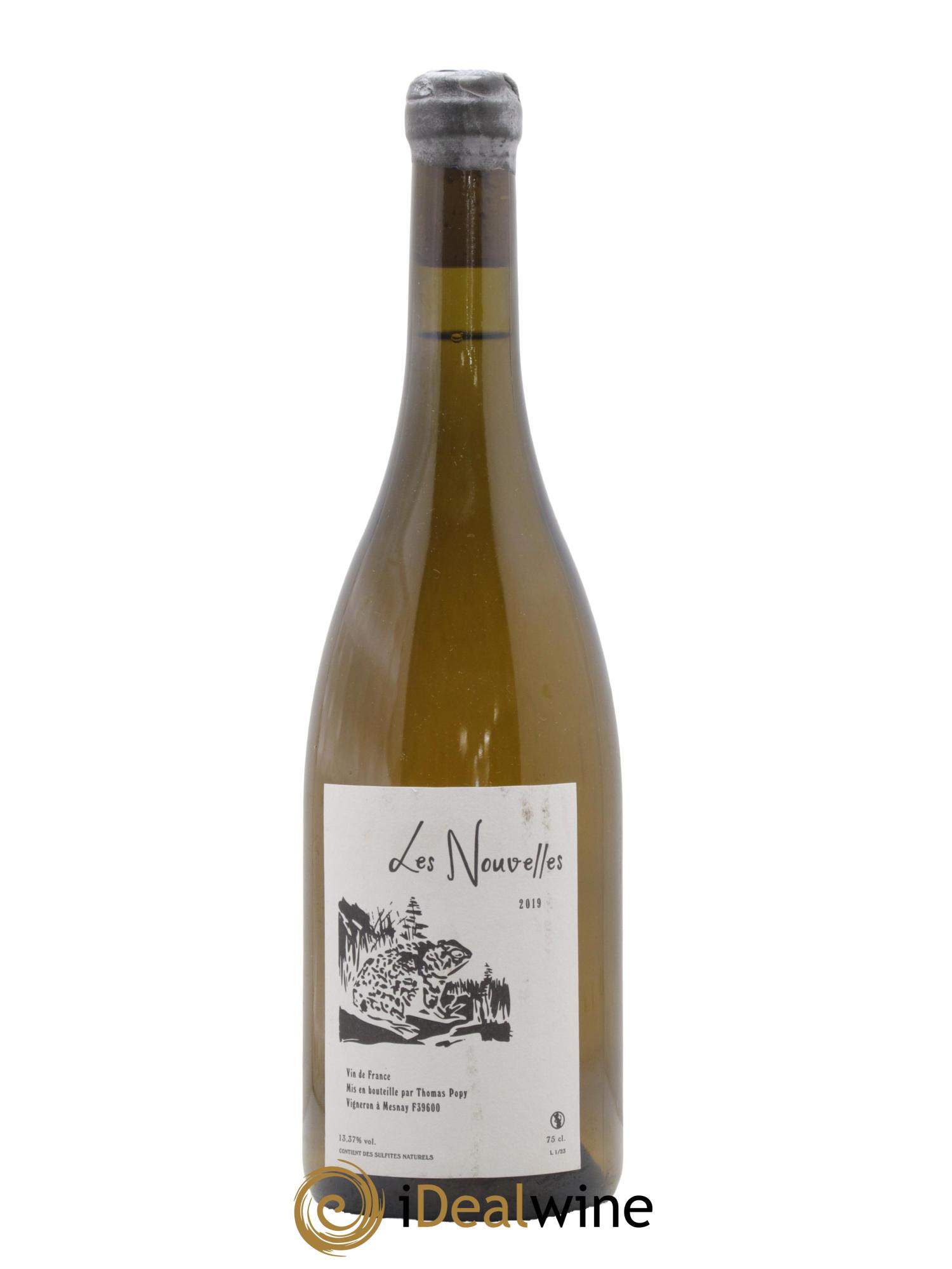 Vin de France Les Nouvelles Domaine Thomas Popy 2019 - Lot de 1 bouteille - 0