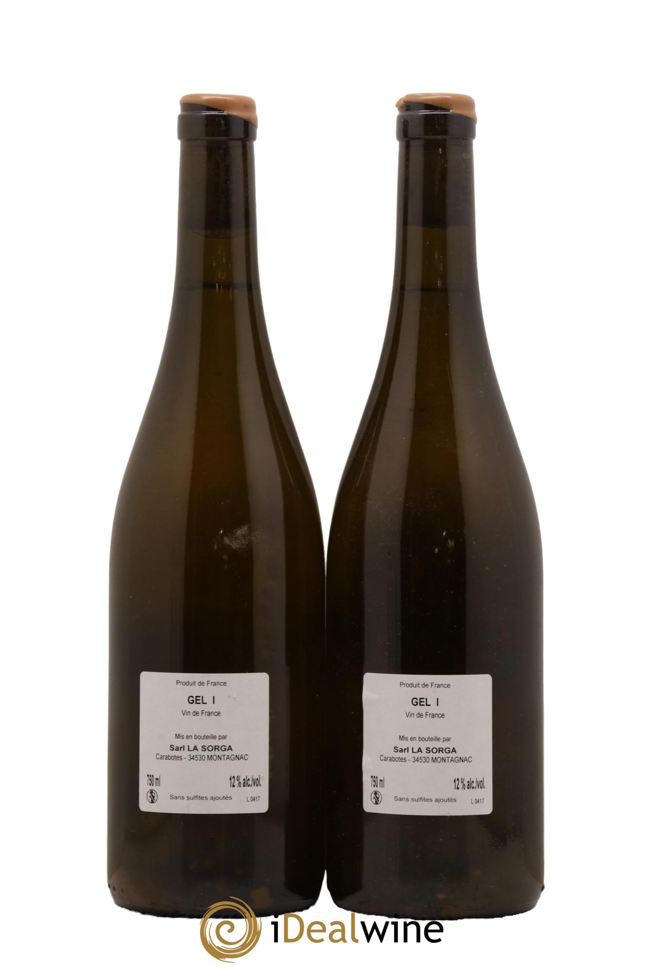 Vin de France Gel I La Sorga Anthony Tortul 2017 - Lot de 2 bouteilles - 1