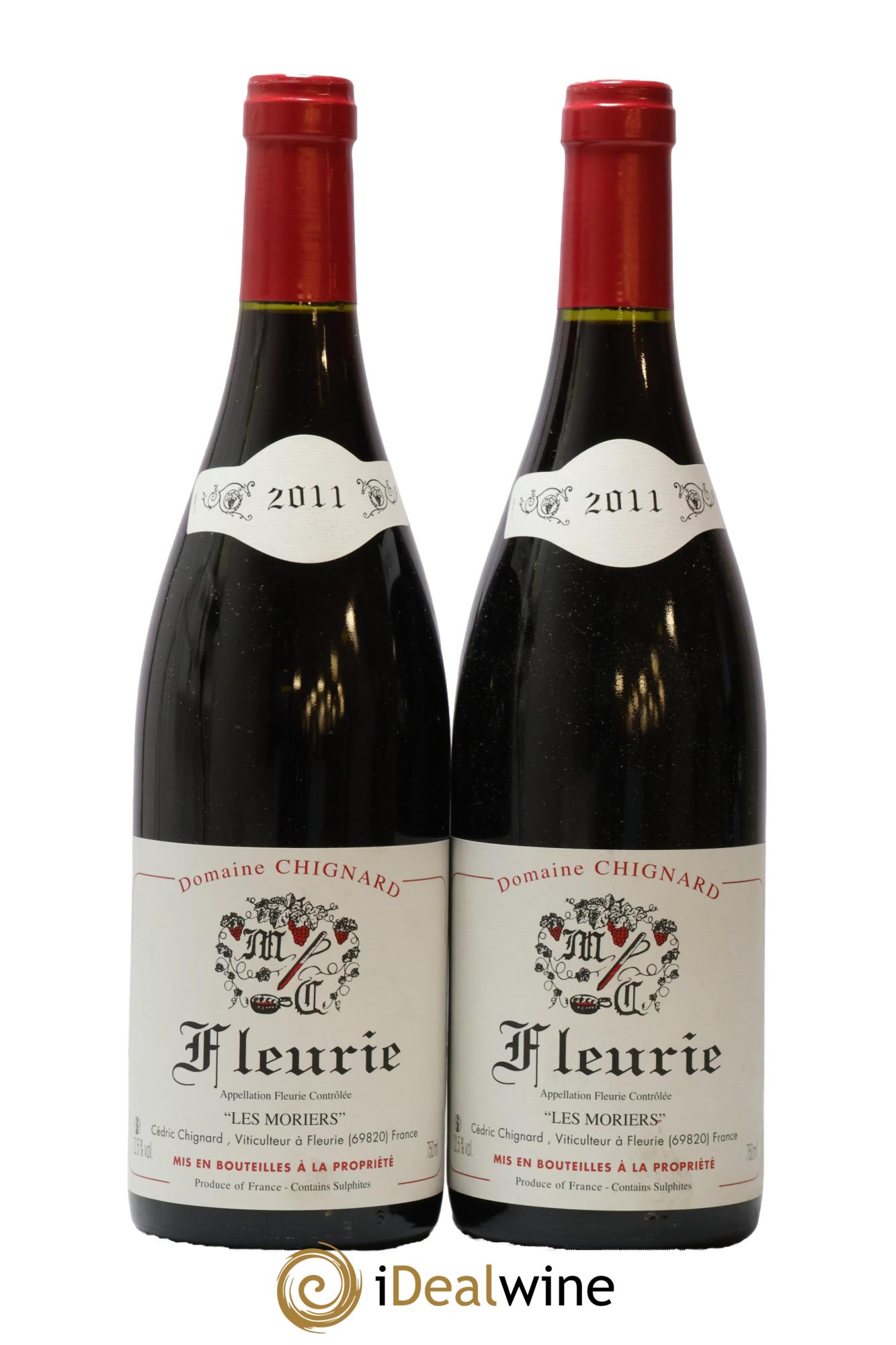 Fleurie Les Moriers Chignard (Domaine) 2011 - Lot de 2 bouteilles - 0